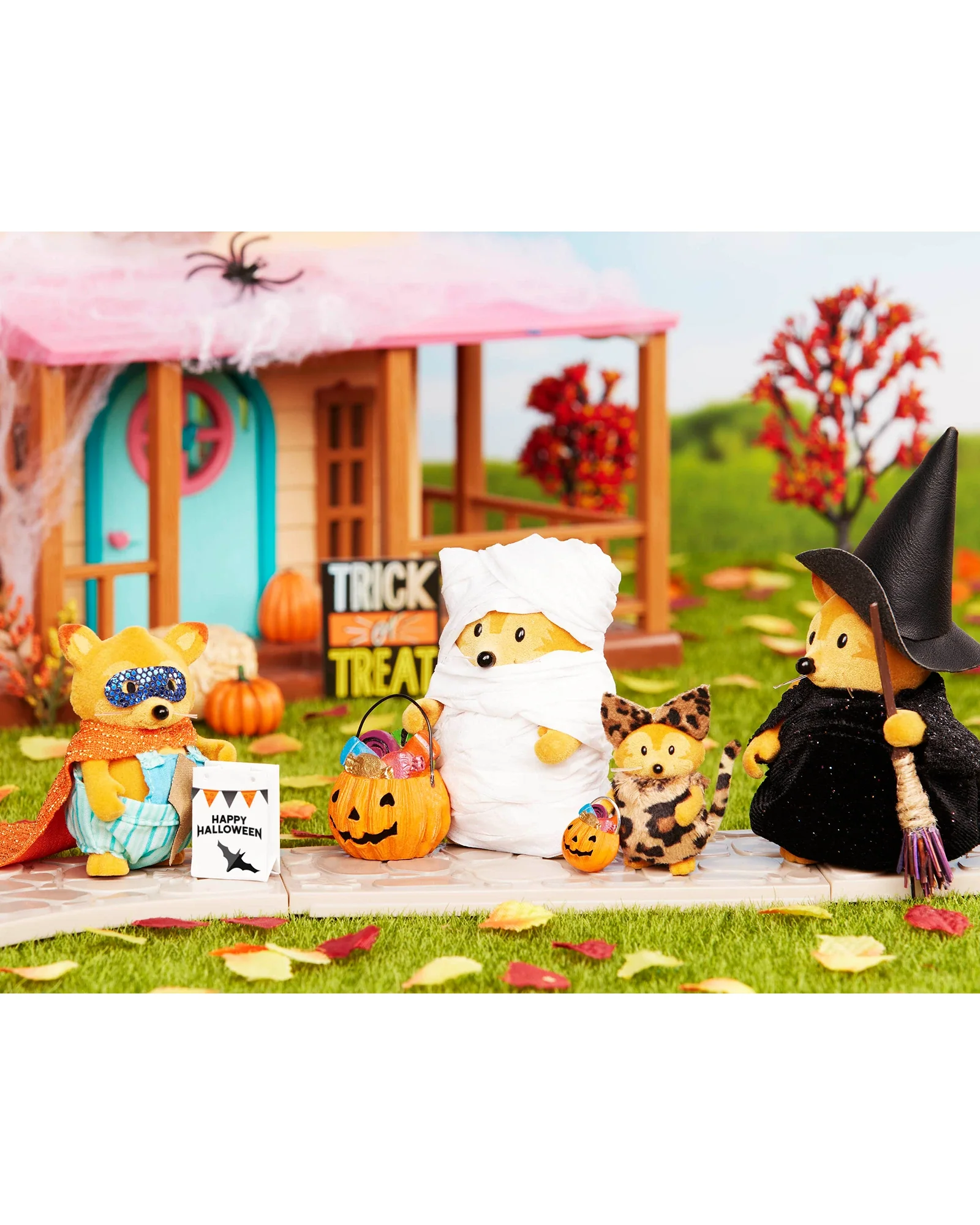 The Tippytail Foxes Miniature Animal Figurine Set - Image 11