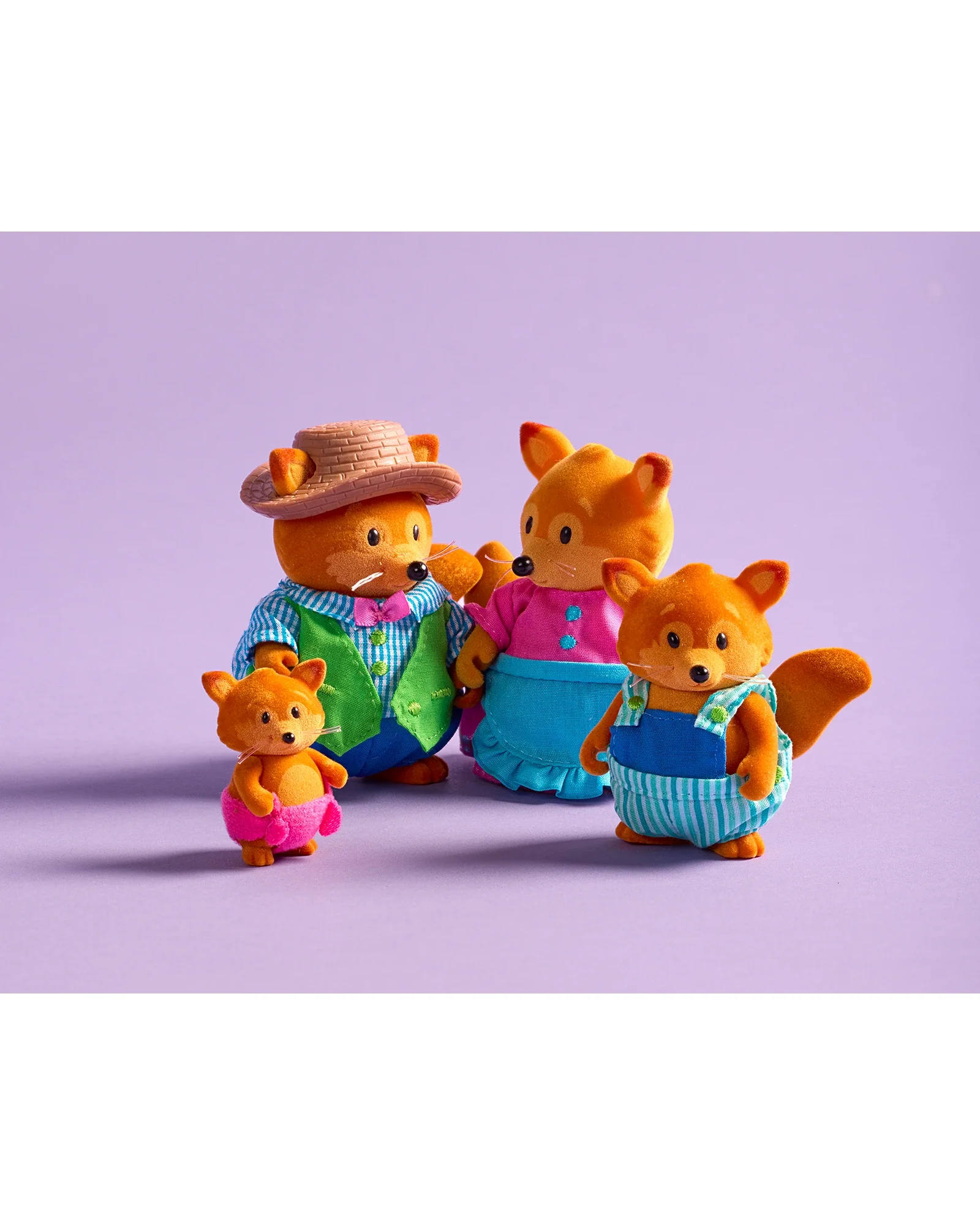 The Tippytail Foxes Miniature Animal Figurine Set - Image 9