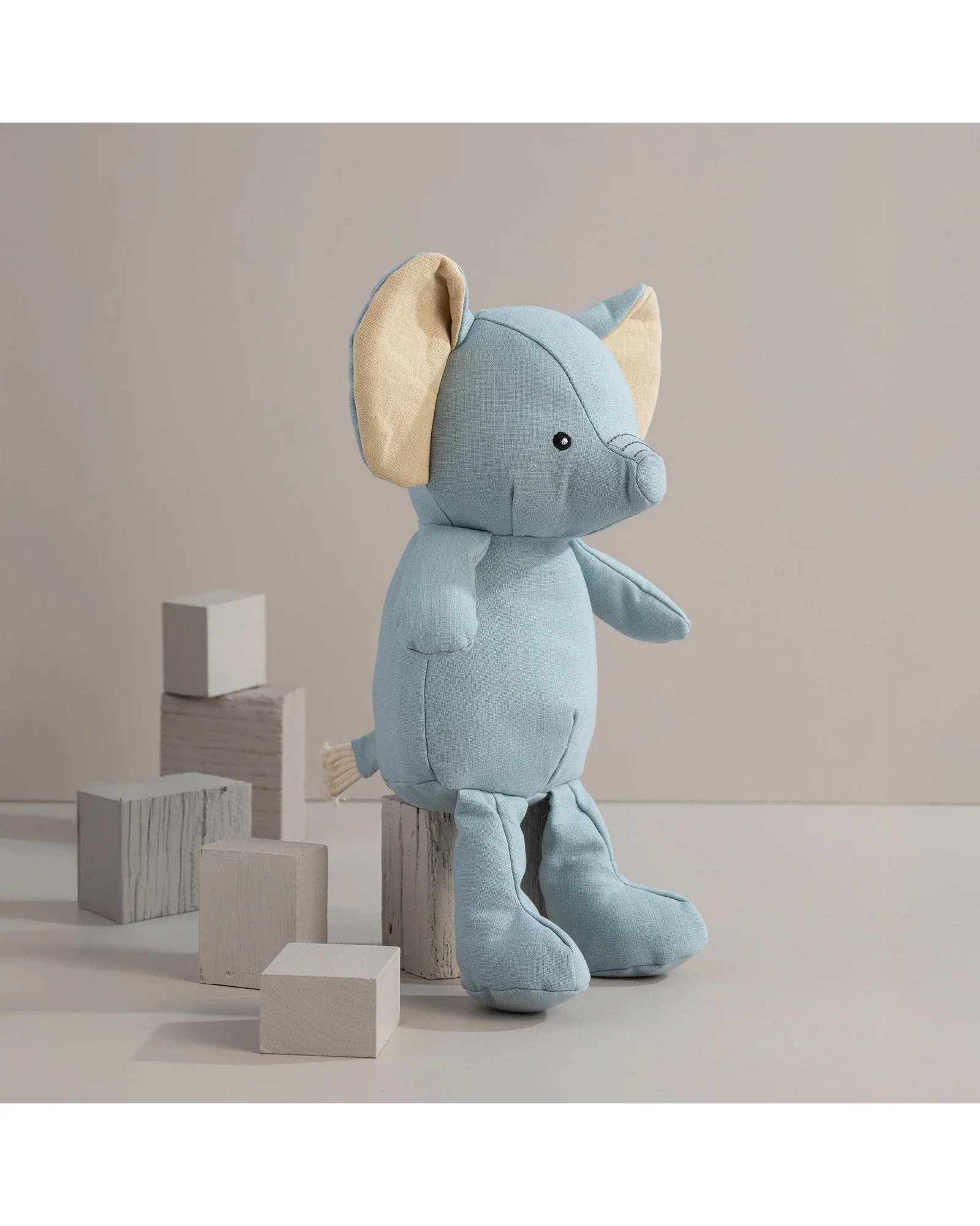 Linen Animal- Eddie the Elephant Large - Image 2