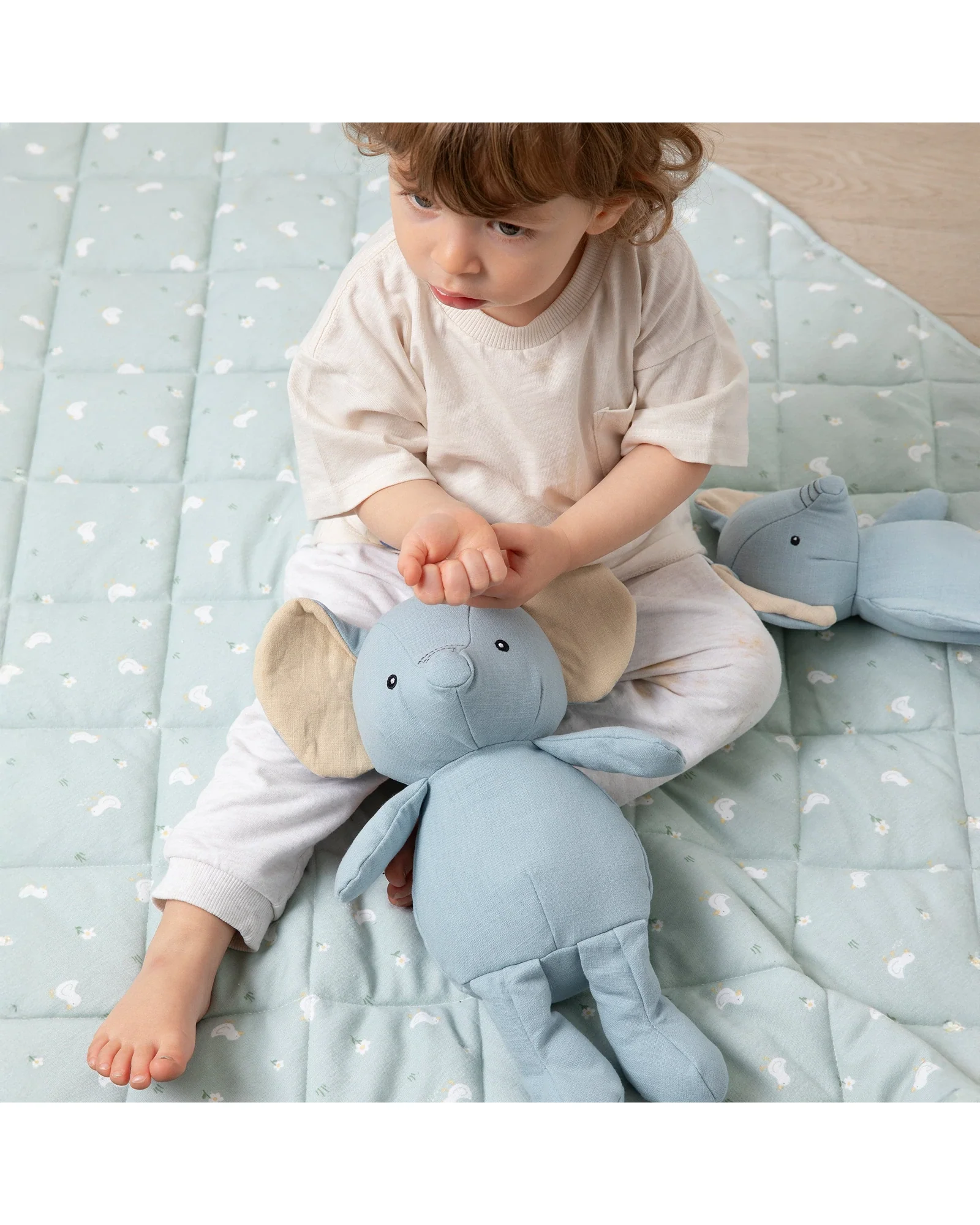 Linen Animal- Eddie the Elephant Large - Image 3