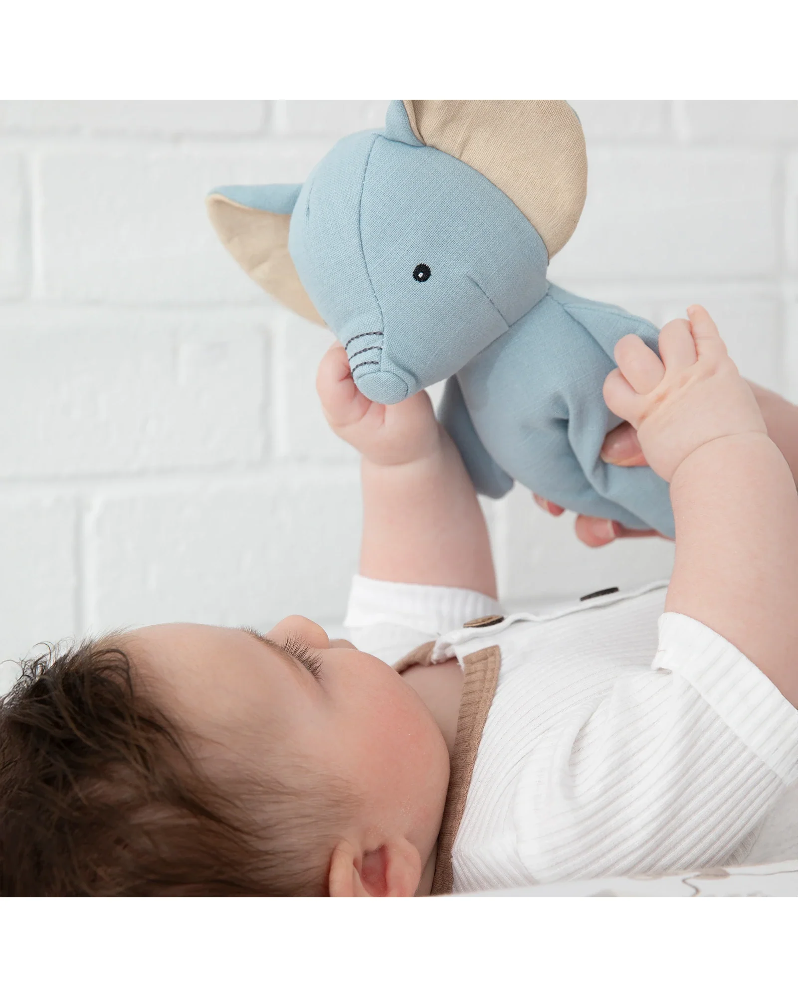 Linen Animal- Eddie the Elephant Small - Image 3