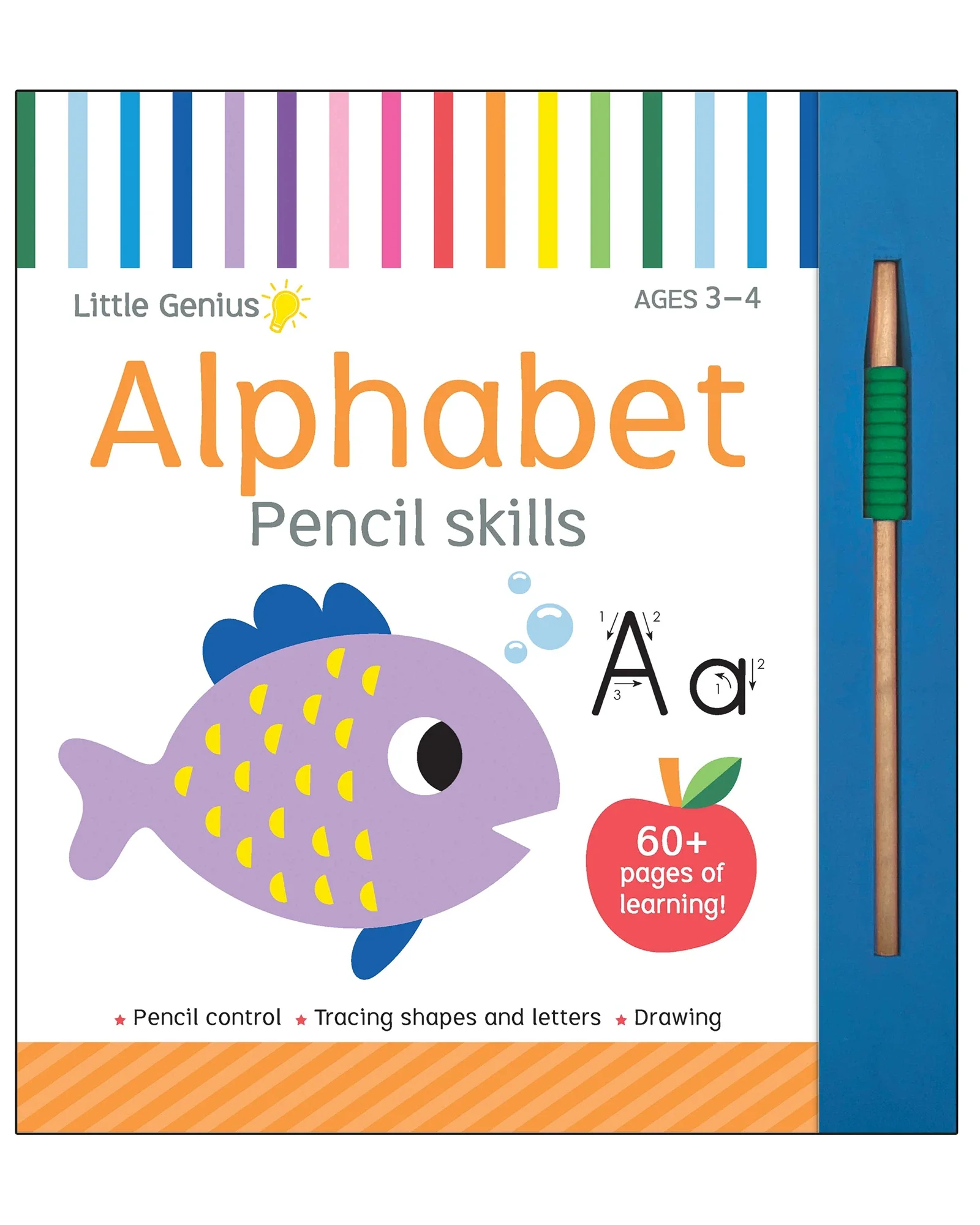 Little Genius Vol. 2 Pencil Skills Activity Pad Alphabet