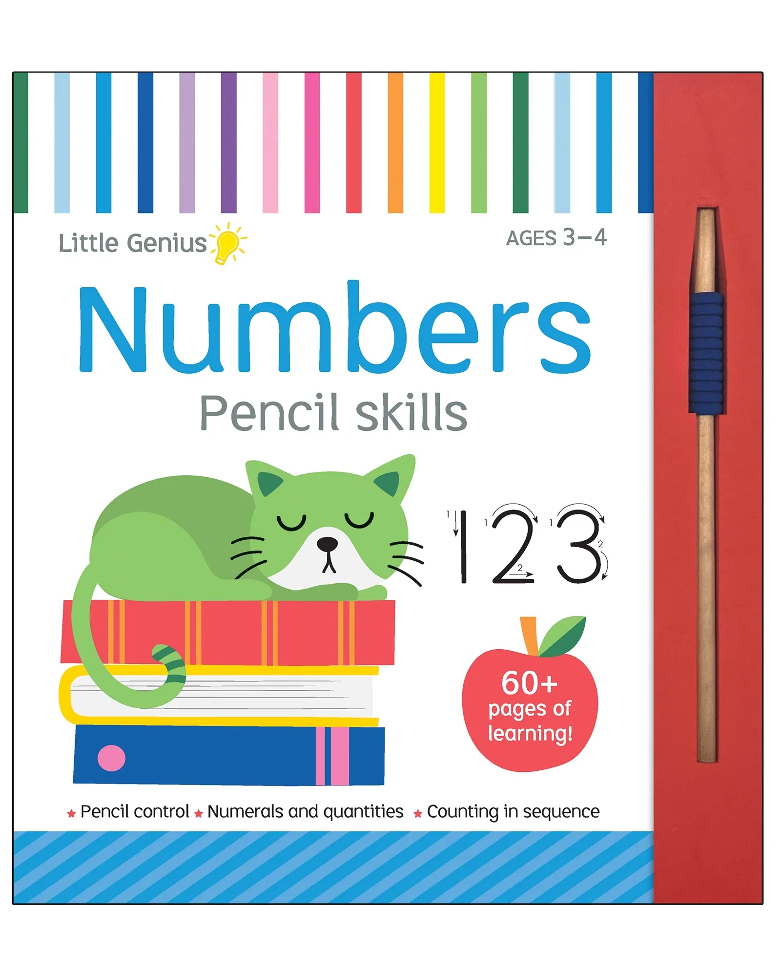 Little Genius Vol. 2 Pencil Skills Activity Pad Numbers