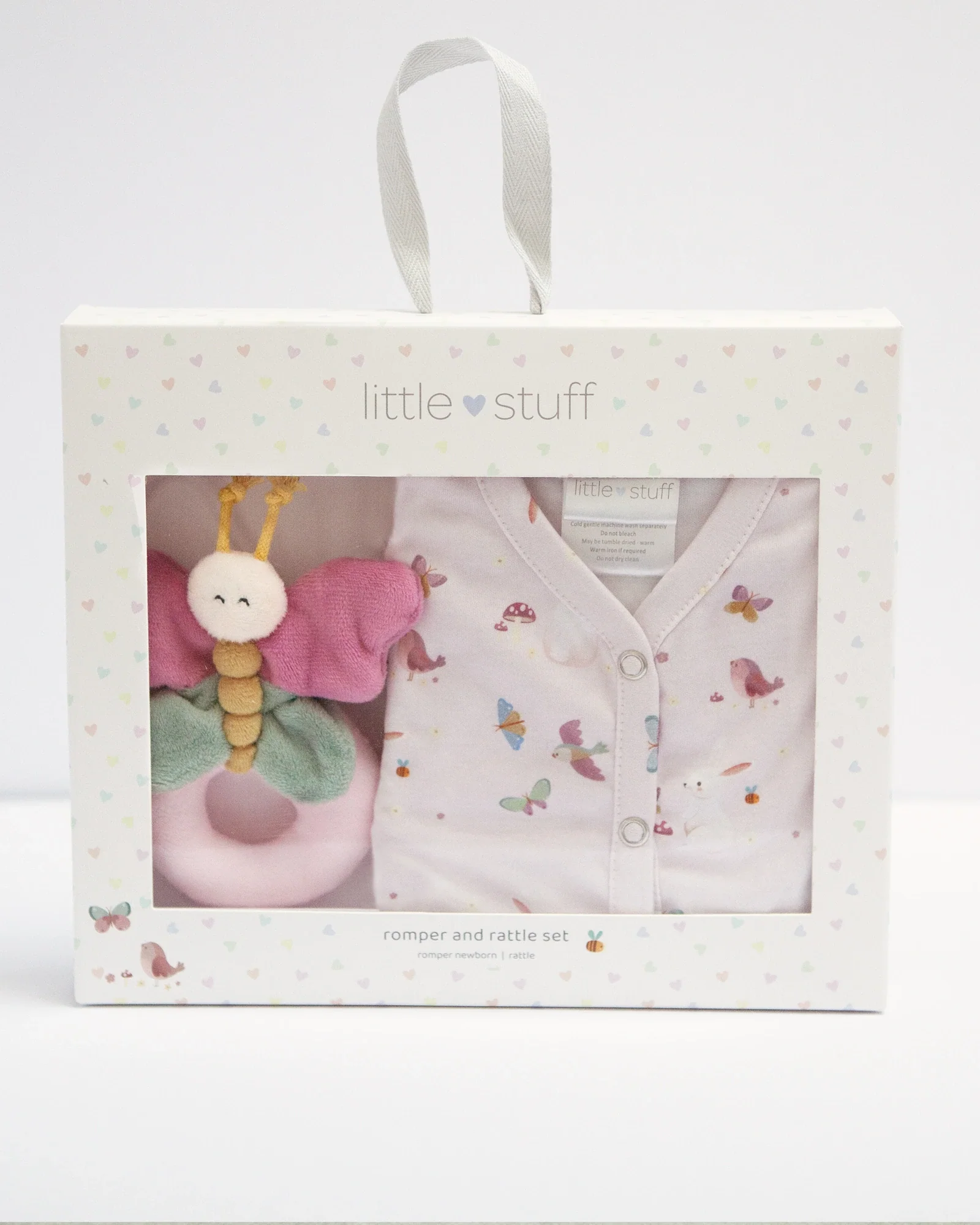Butterfly Garden Romper & Rattle - Image 4