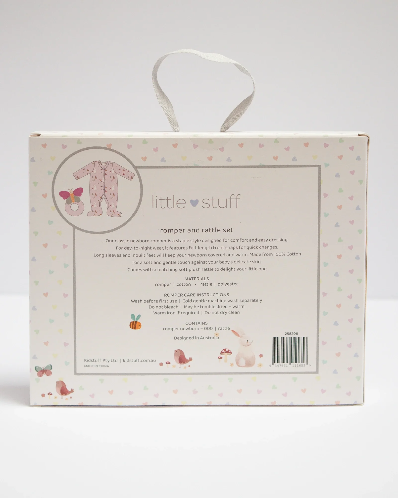 Butterfly Garden Romper & Rattle - Image 5