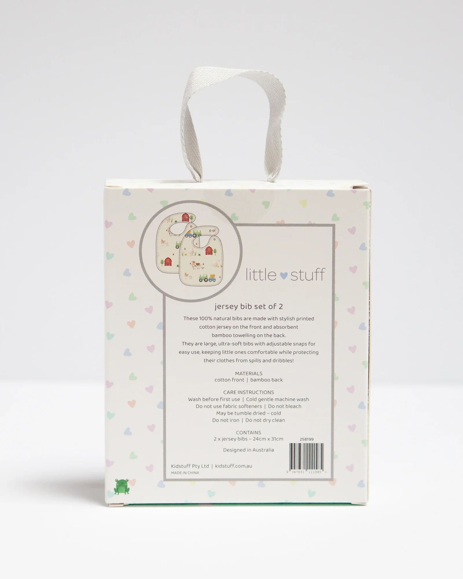 Farm Friends Jersey Bibs Set Of 2 - Image 4
