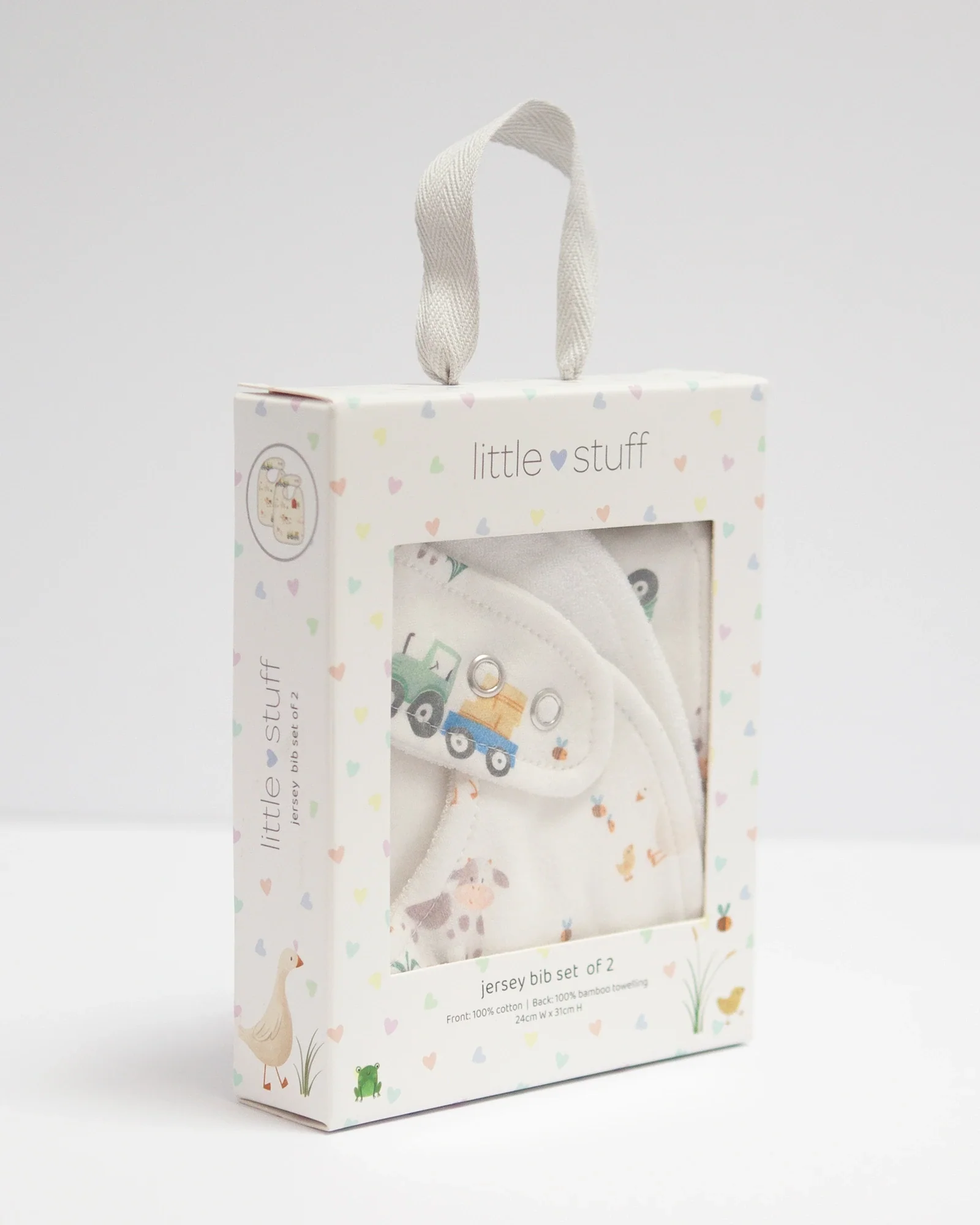 Farm Friends Jersey Bibs Set Of 2 - Image 5