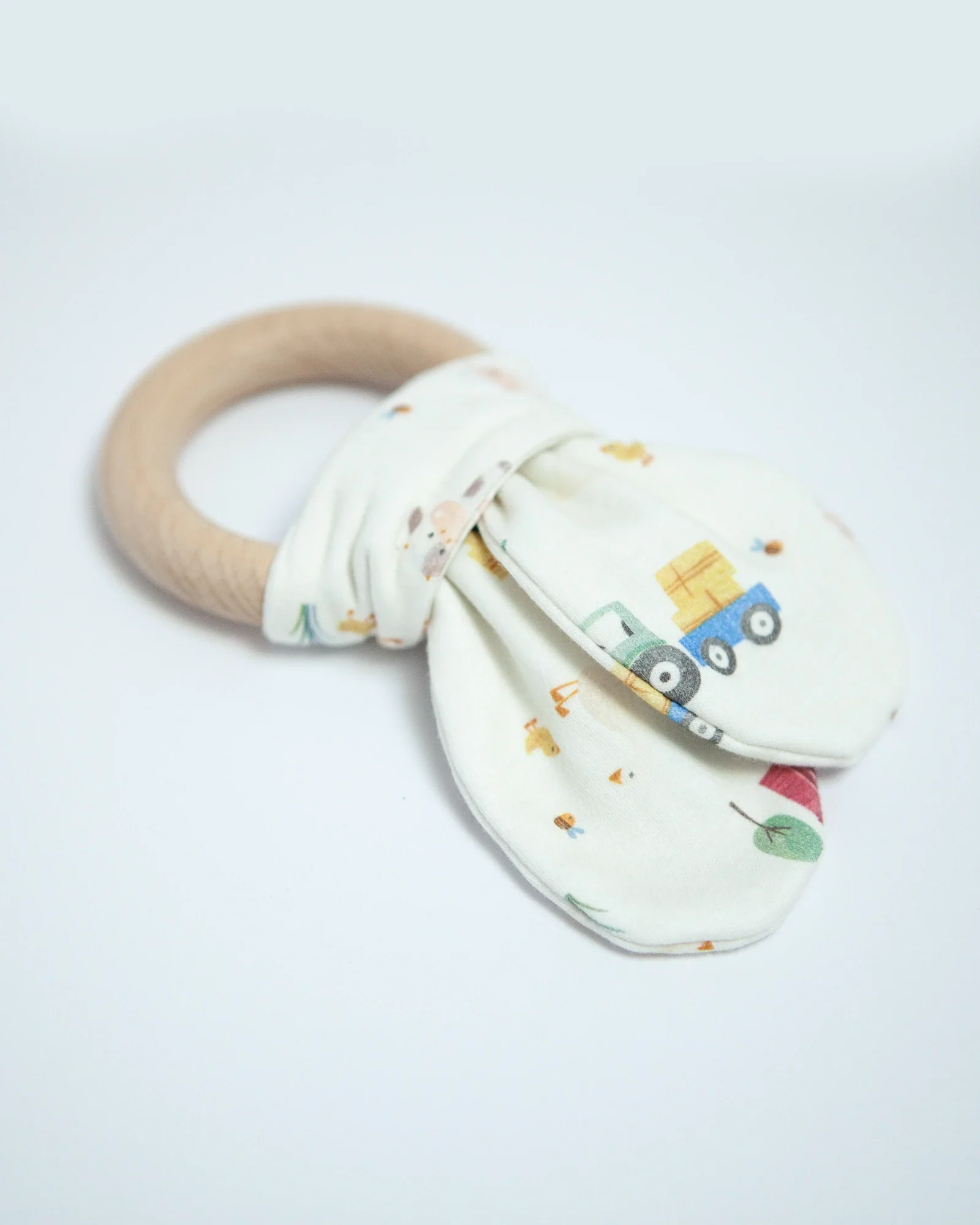 Farm Friends Jersey Wrap With Teether Gift Set - Image 3