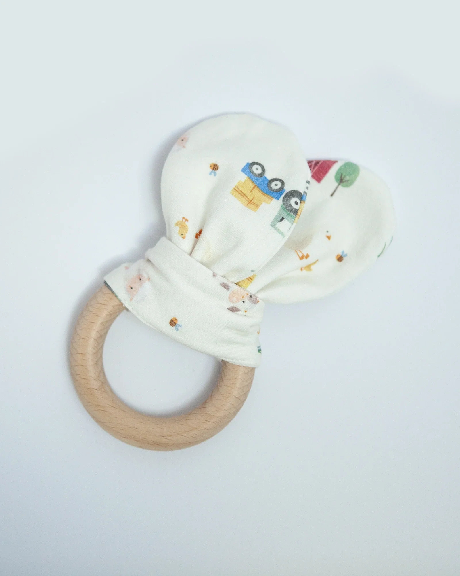 Farm Friends Jersey Wrap With Teether Gift Set - Image 5