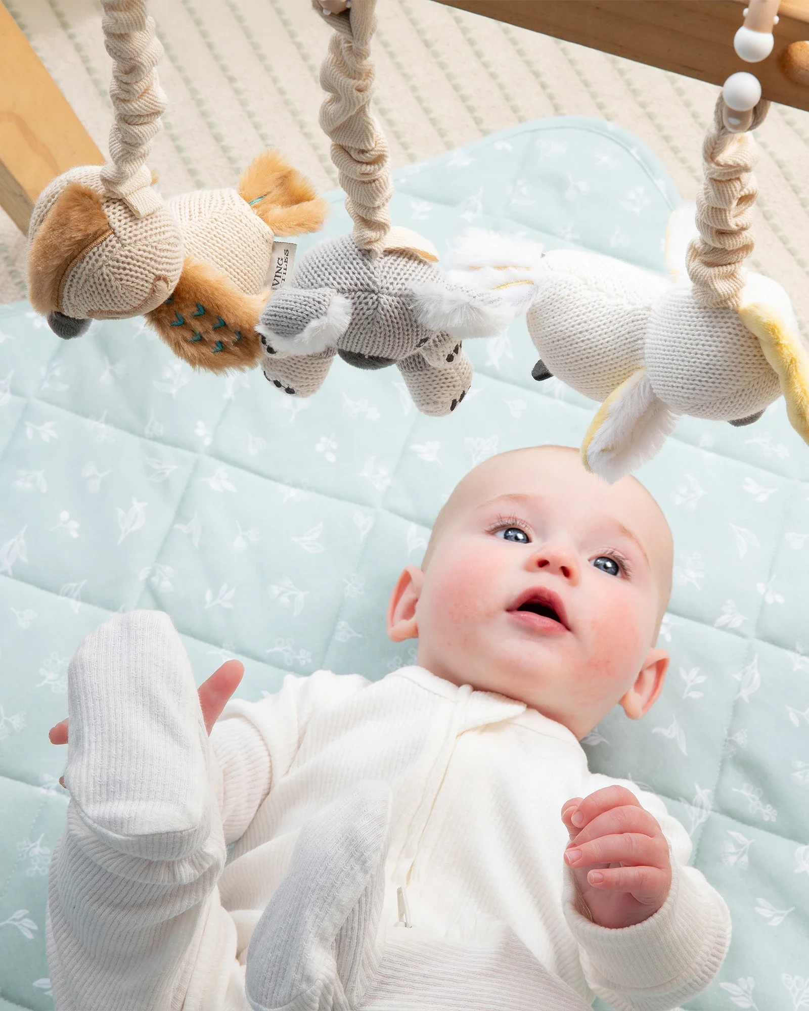 Living Textiles 2 Pack Stroller Toy - Koala & Cockatoo - Image 2