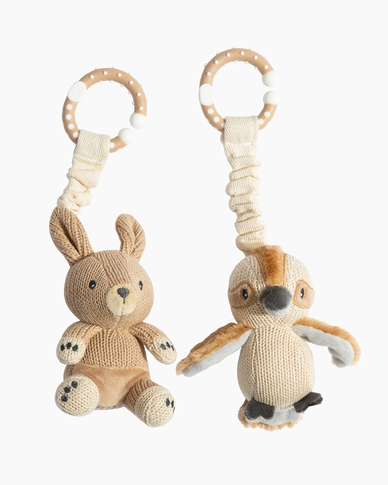 Living Textiles 2 Pack Stroller Toy - Roo & Kooka