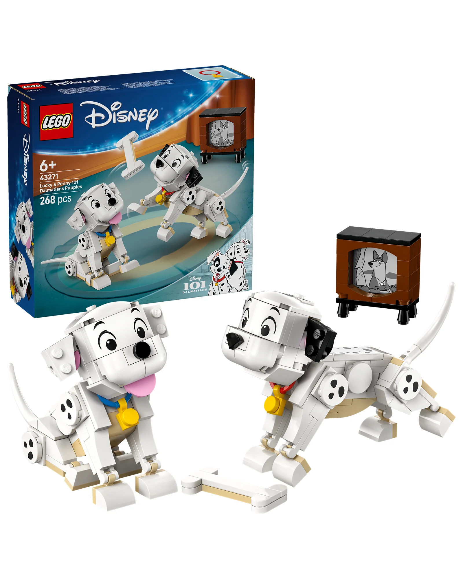 43271 Lucky & Penny 101 Dalmatians Puppies - Image 2