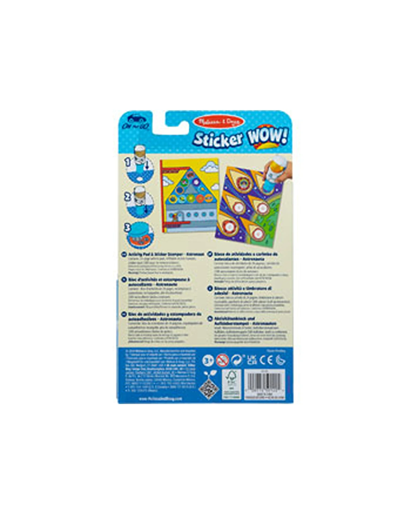 Melissa & Doug Sticker WOW Activity Pad Set Astronaut - Image 6