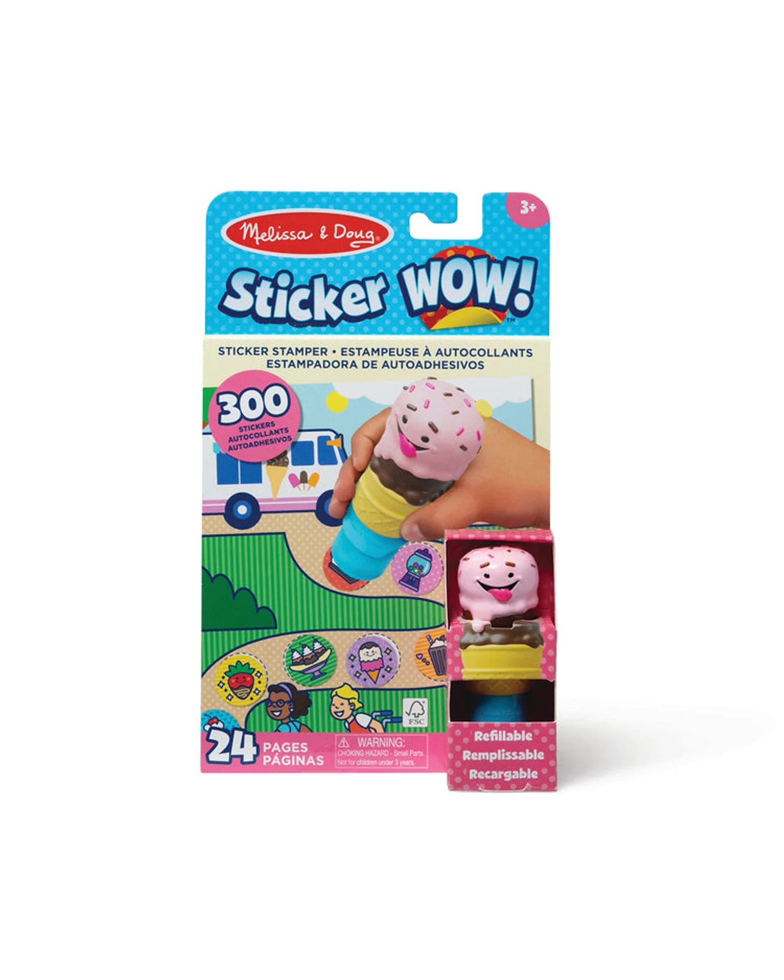 Melissa & Doug Sticker WOW Activity Pad Set Ice Cream