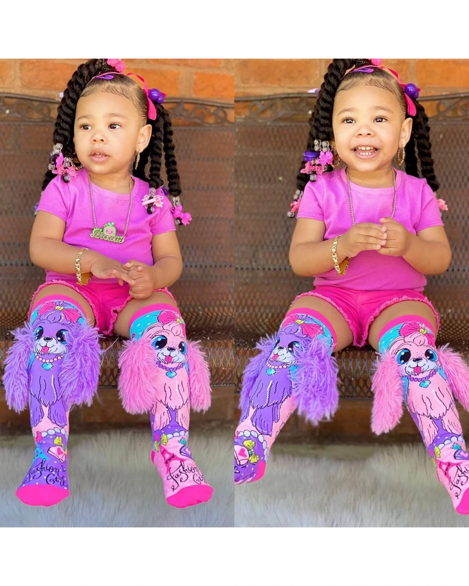 MADMIA Coco In Paris Socks Kids & Adult - Image 2