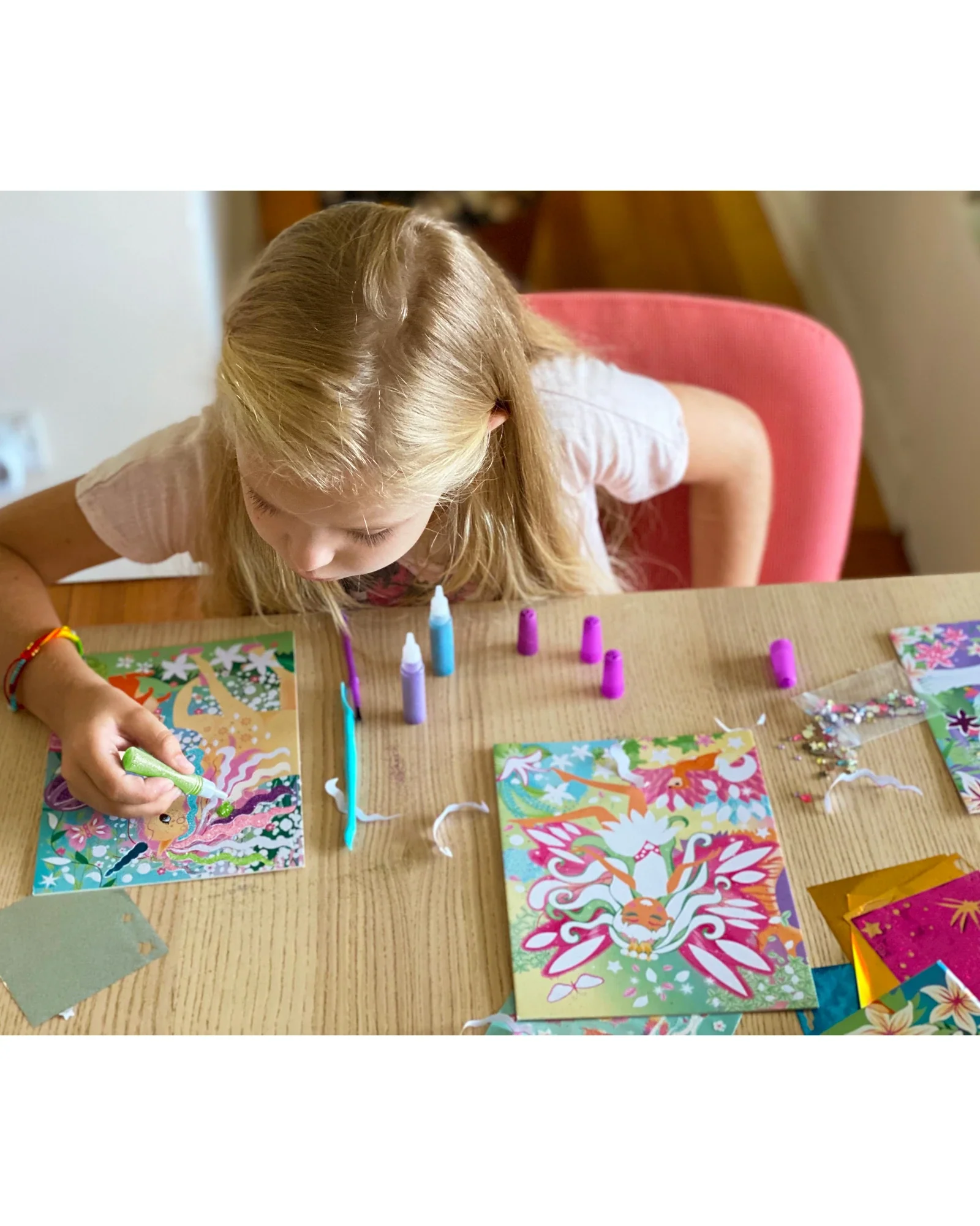 Magical Unicorns Sand and Foil Art Set - Image 2