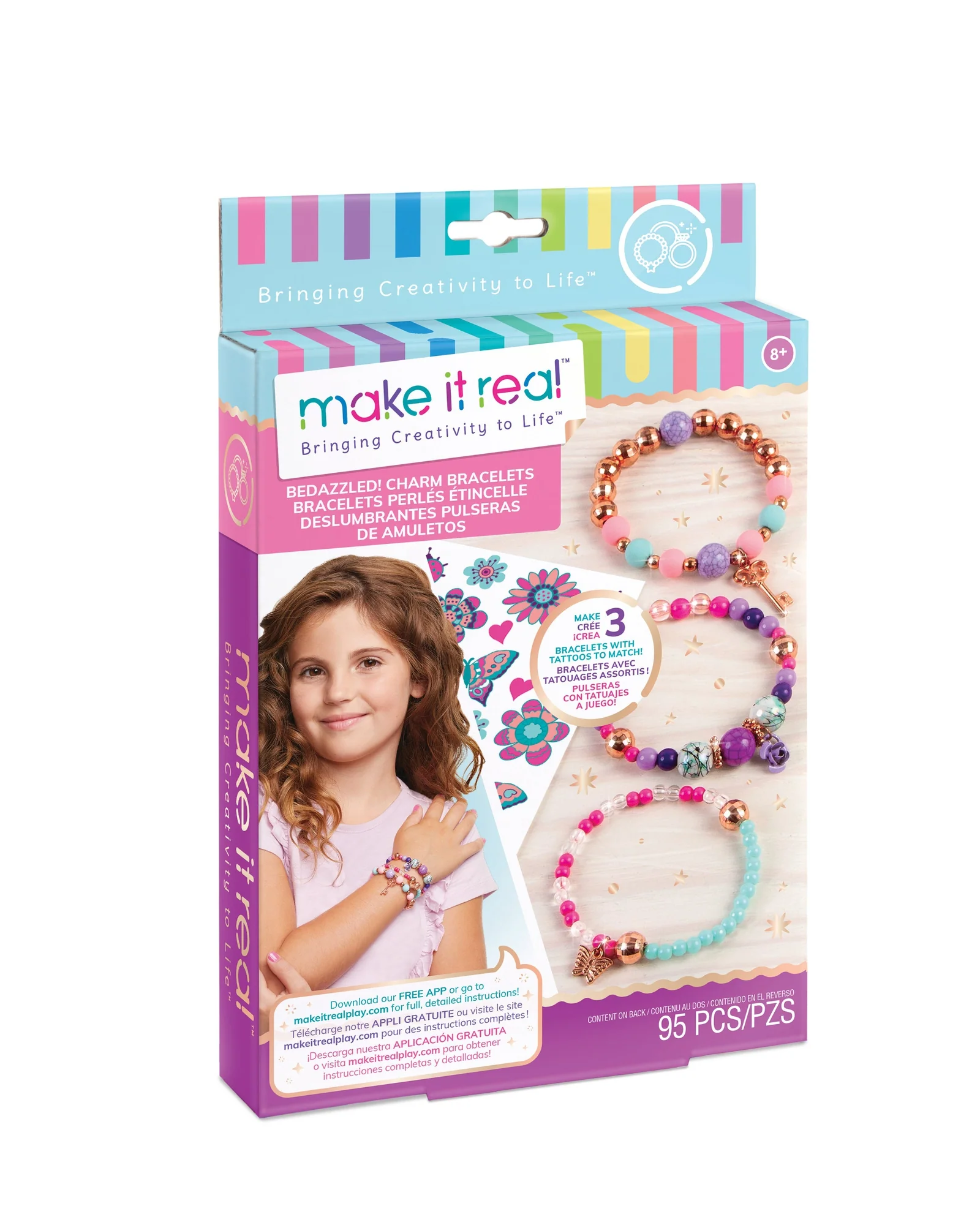 Bedazzled Charm Bracelets