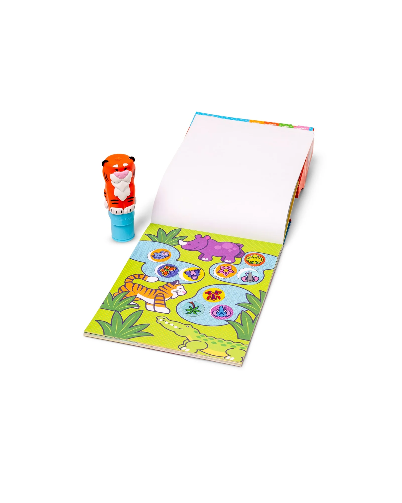 Melissa and Doug Sticker Wow Sticker Stamper And Activity Pad Tiger - Image 3