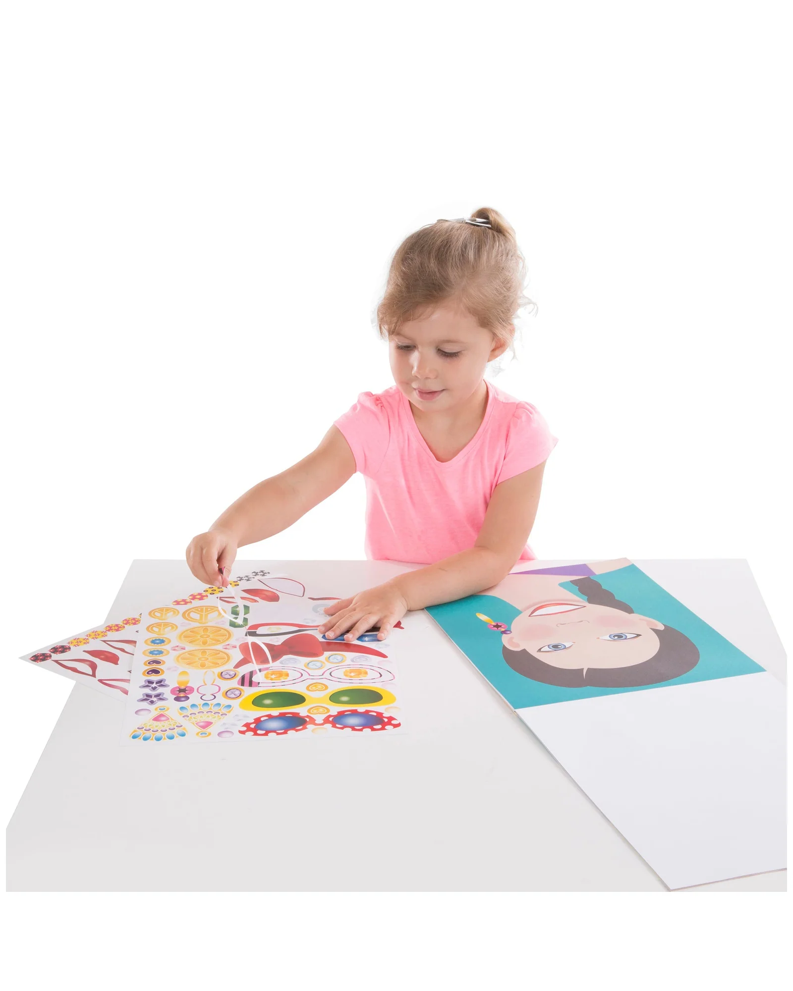 Melissa Doug Make a Face Fashion Faces - Image 5