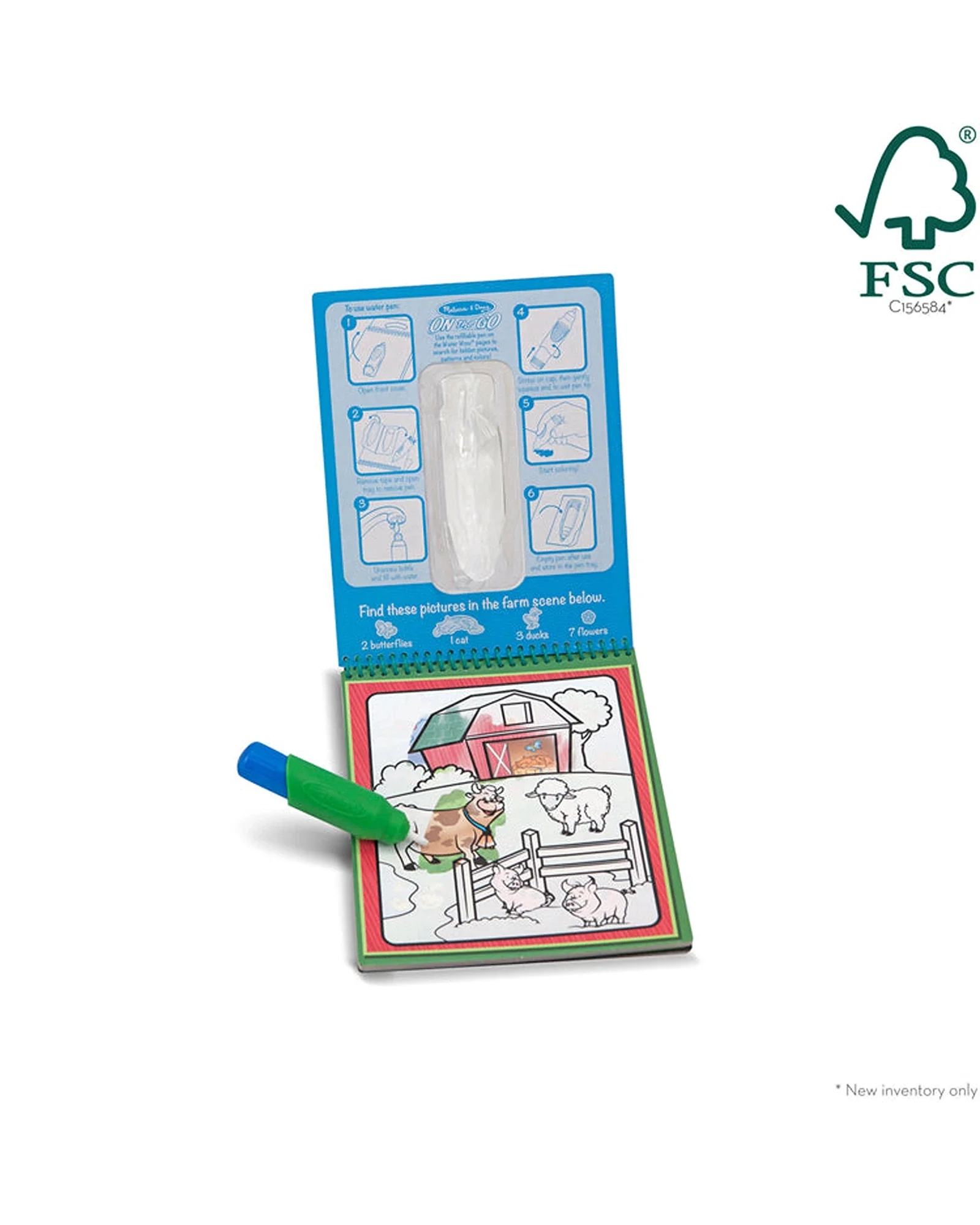 Melissa Doug On The Go Water Wow Animals - Image 3