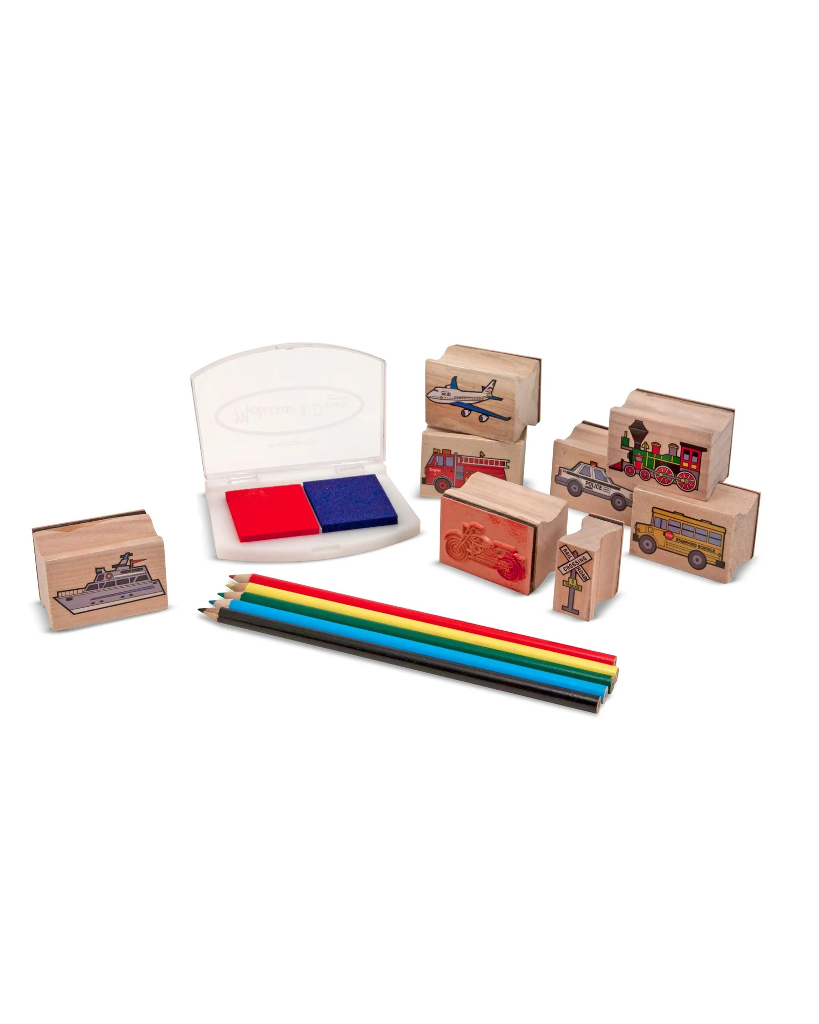 Melissa Doug Vehicle Stamp Set - Image 2
