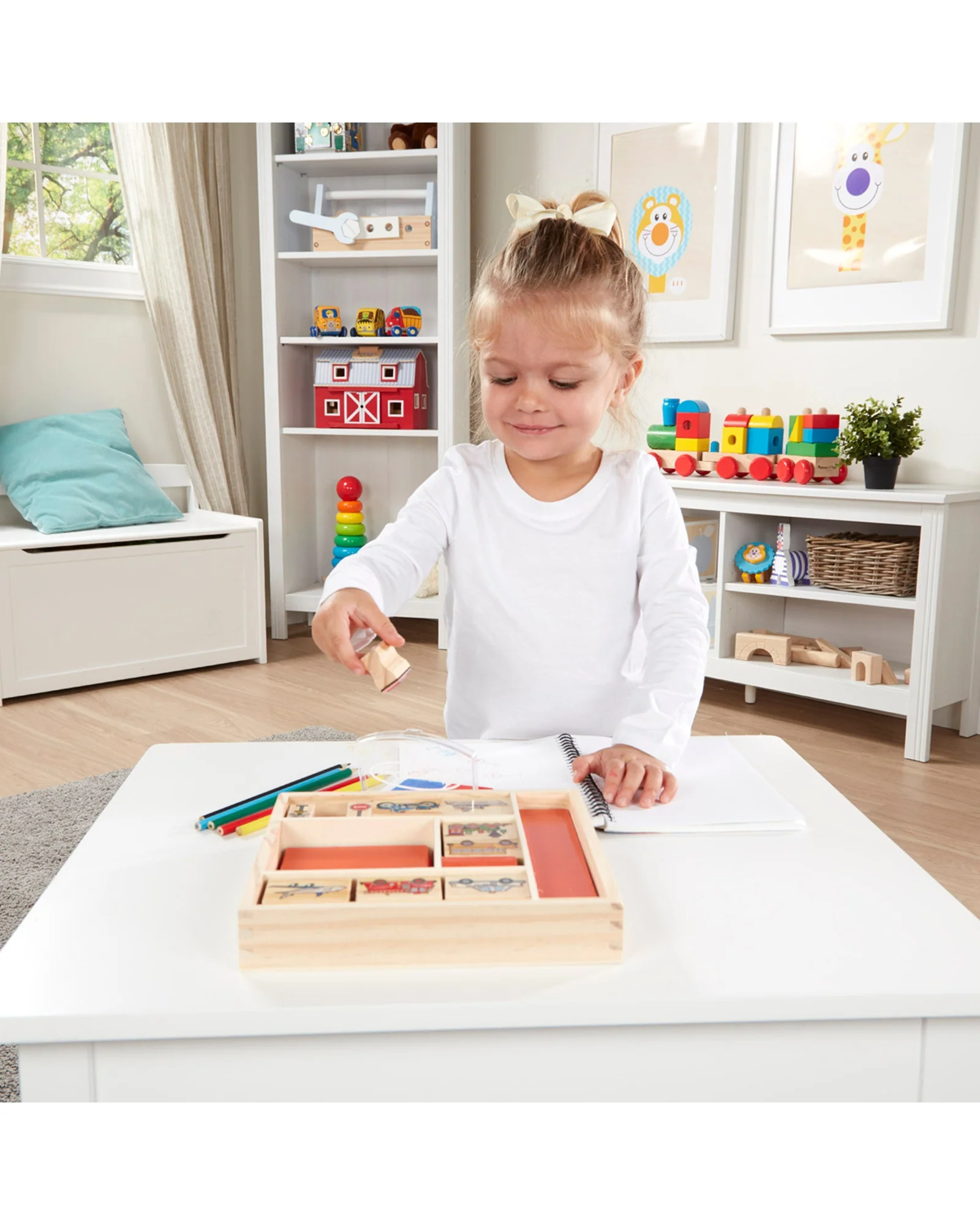 Melissa Doug Vehicle Stamp Set - Image 4