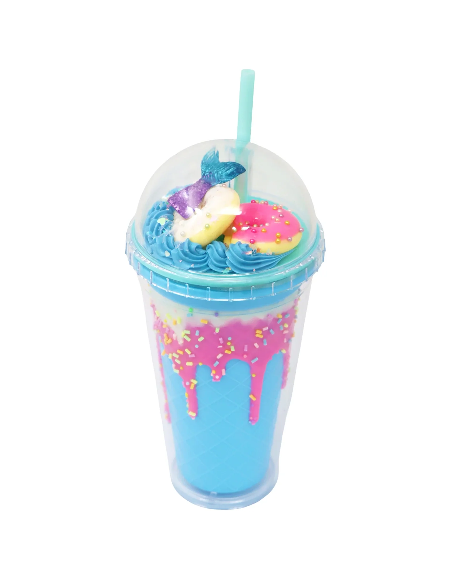 Mermaid Drinking Cup Blue - Image 3