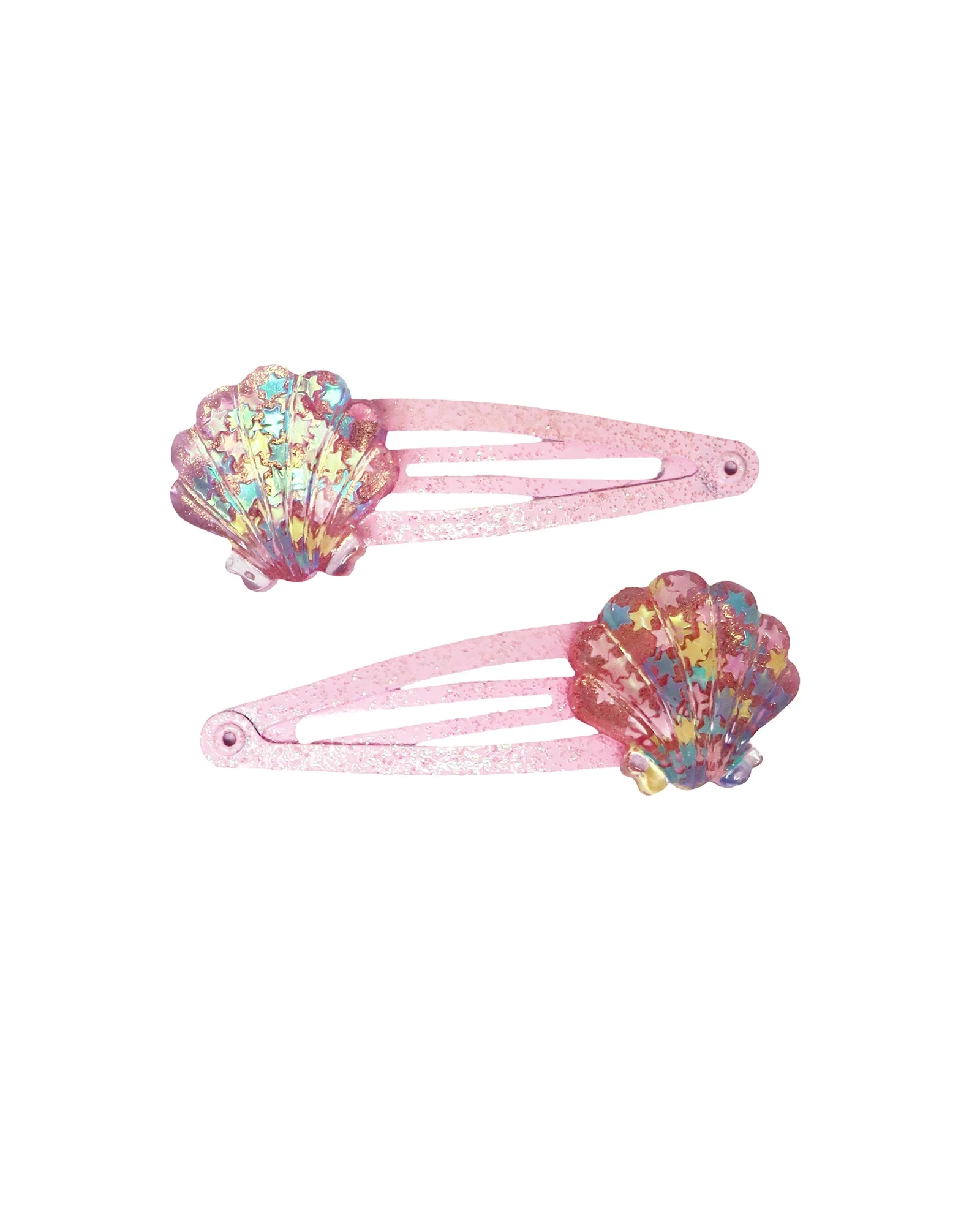 Mermaid Glitter Shell Hair Clips - Assorted - Image 2