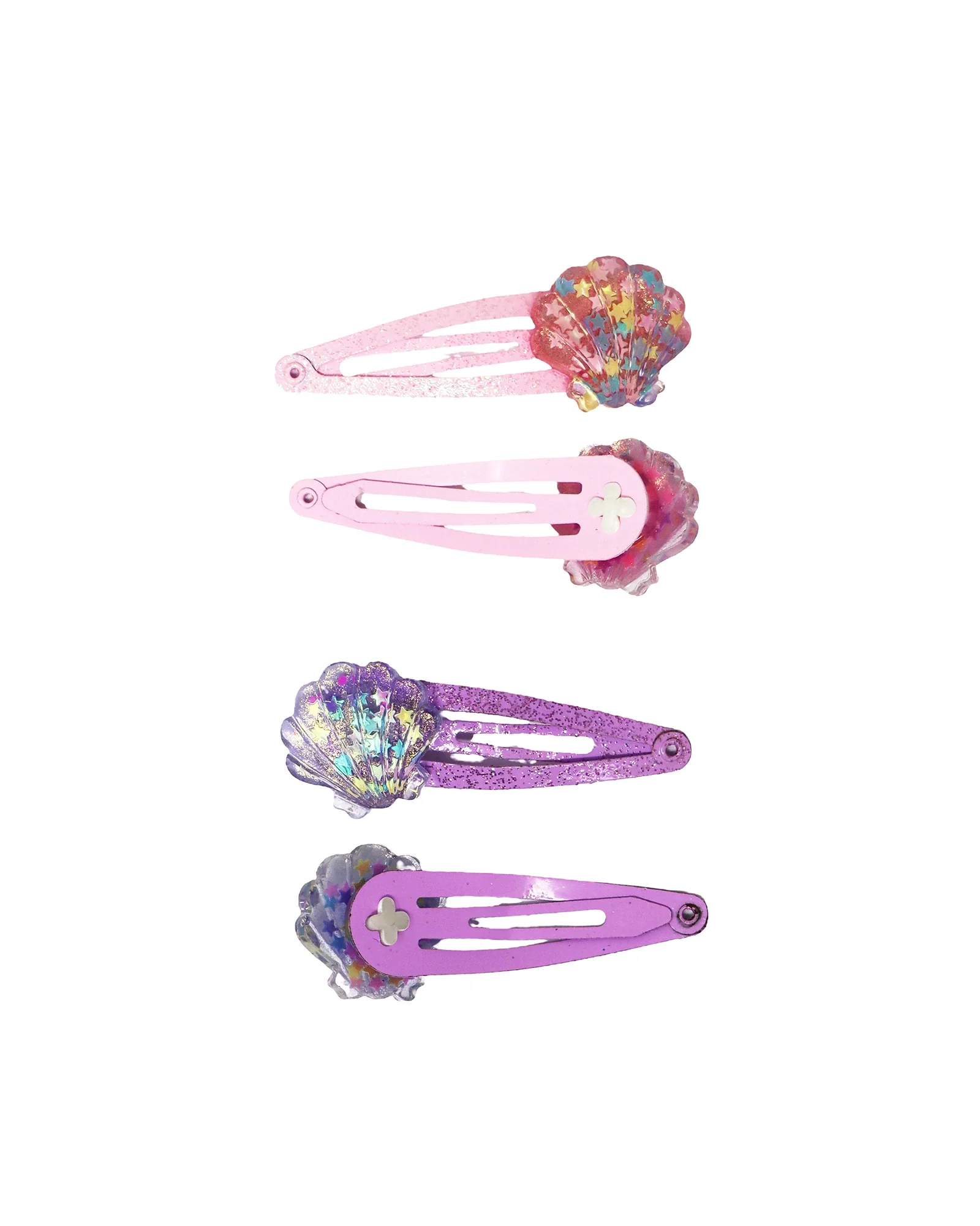 Mermaid Glitter Shell Hair Clips - Assorted - Image 4