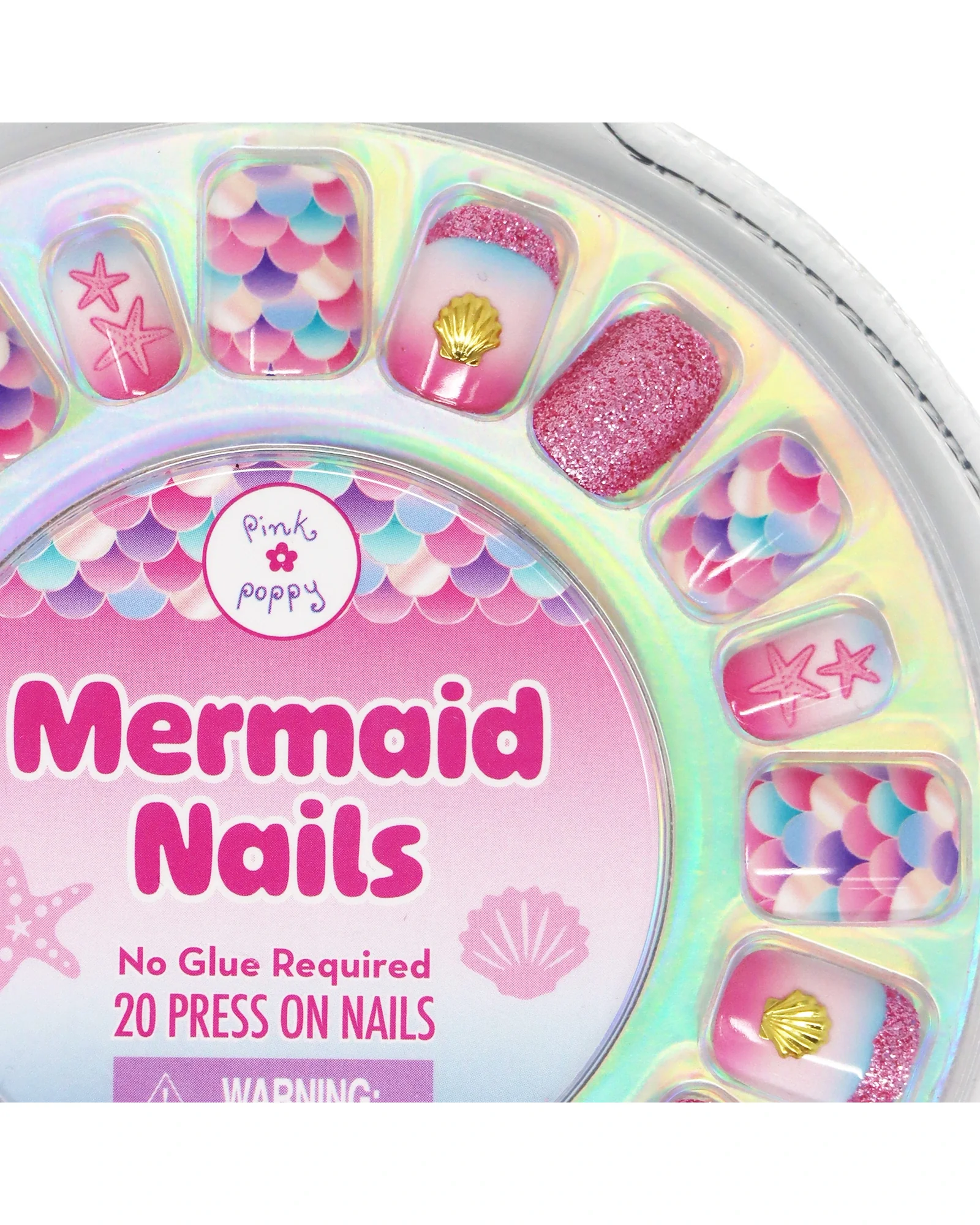 Mermaid Sparkle 3D Press On Nails - Image 3