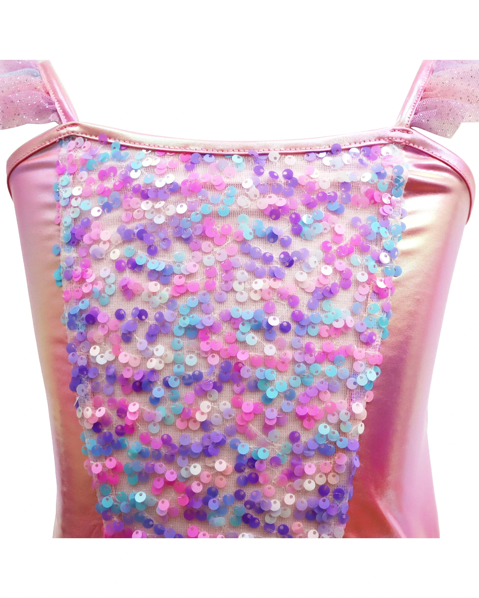 Mermaid Sparkle Dress With Tail Size 5-6 - Image 3