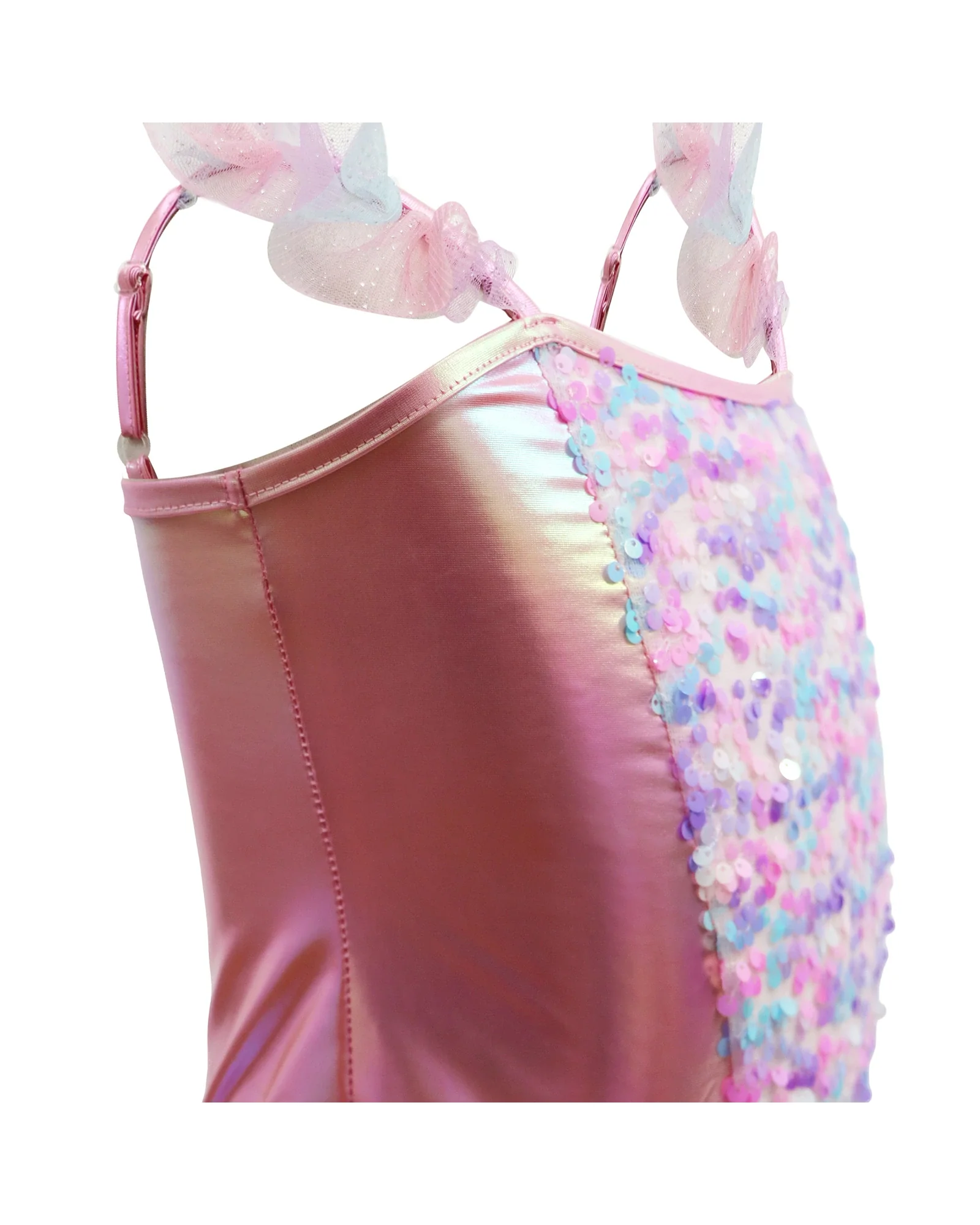 Mermaid Sparkle Dress With Tail Size 5-6 - Image 8