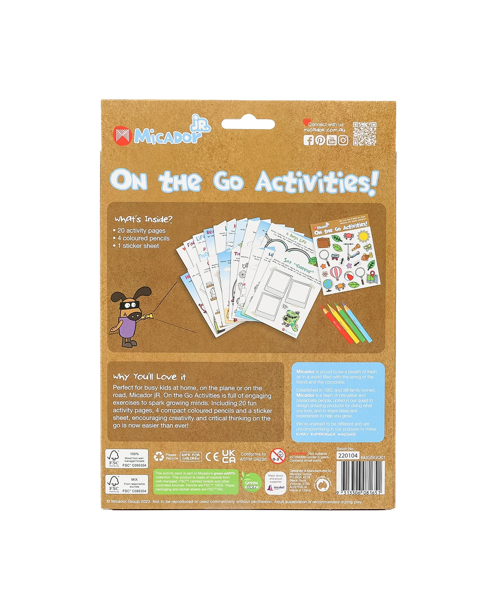 Micador jR On The Go Activity Pack - Image 2