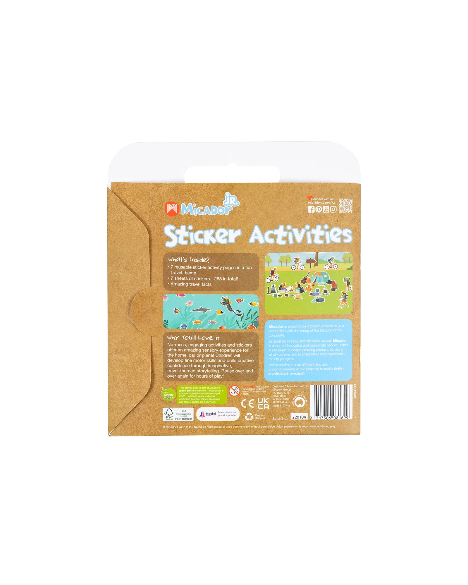 Micador jR Sticker Activities Travel - Image 2