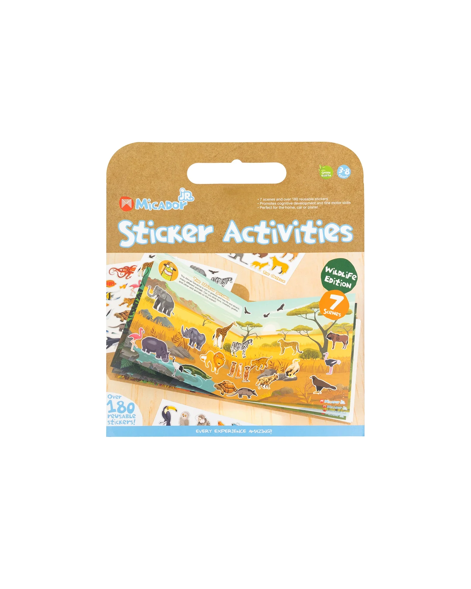Micador jR Sticker Activities Wildlife