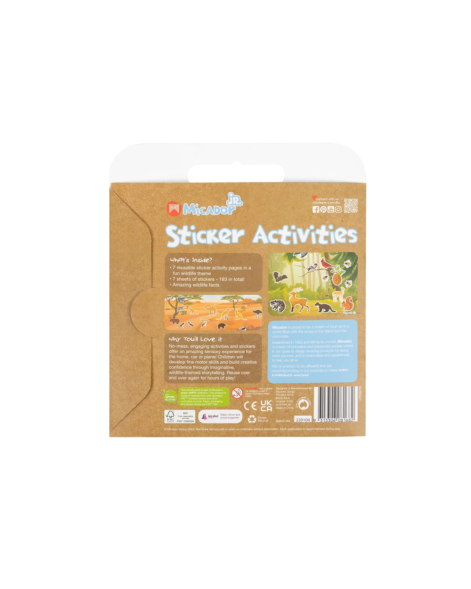 Micador jR Sticker Activities Wildlife - Image 2