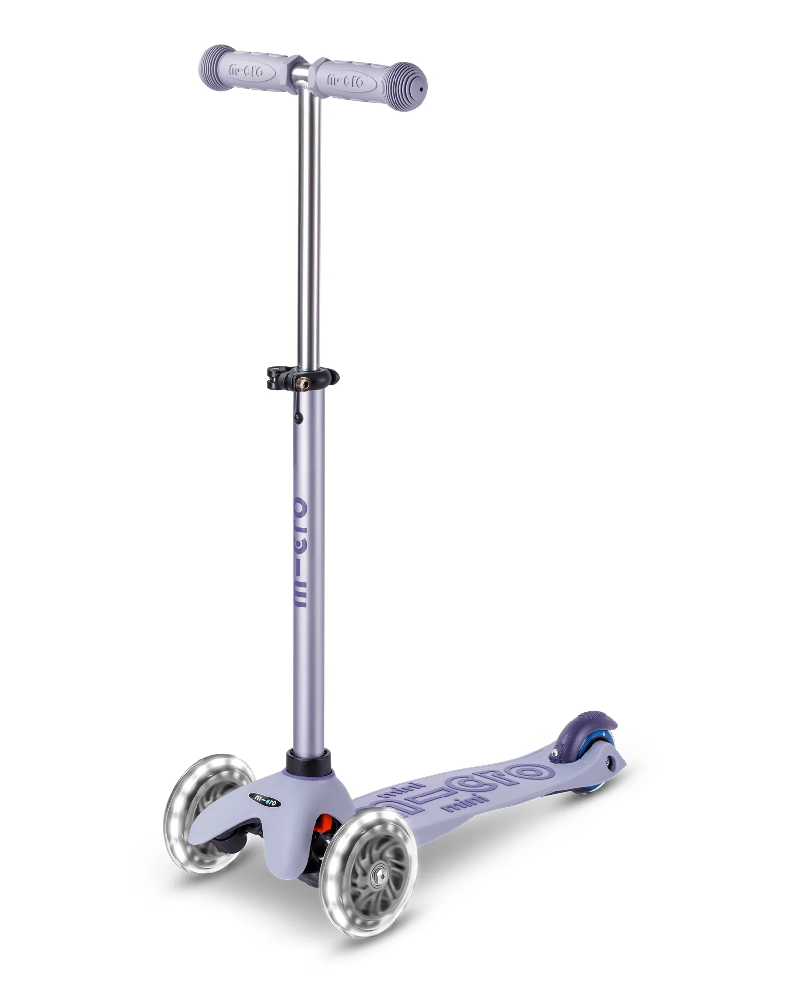 Micro Mini Deluxe 6-in-1 Rock & Go LED Scooter - Lavender Mist - Image 3