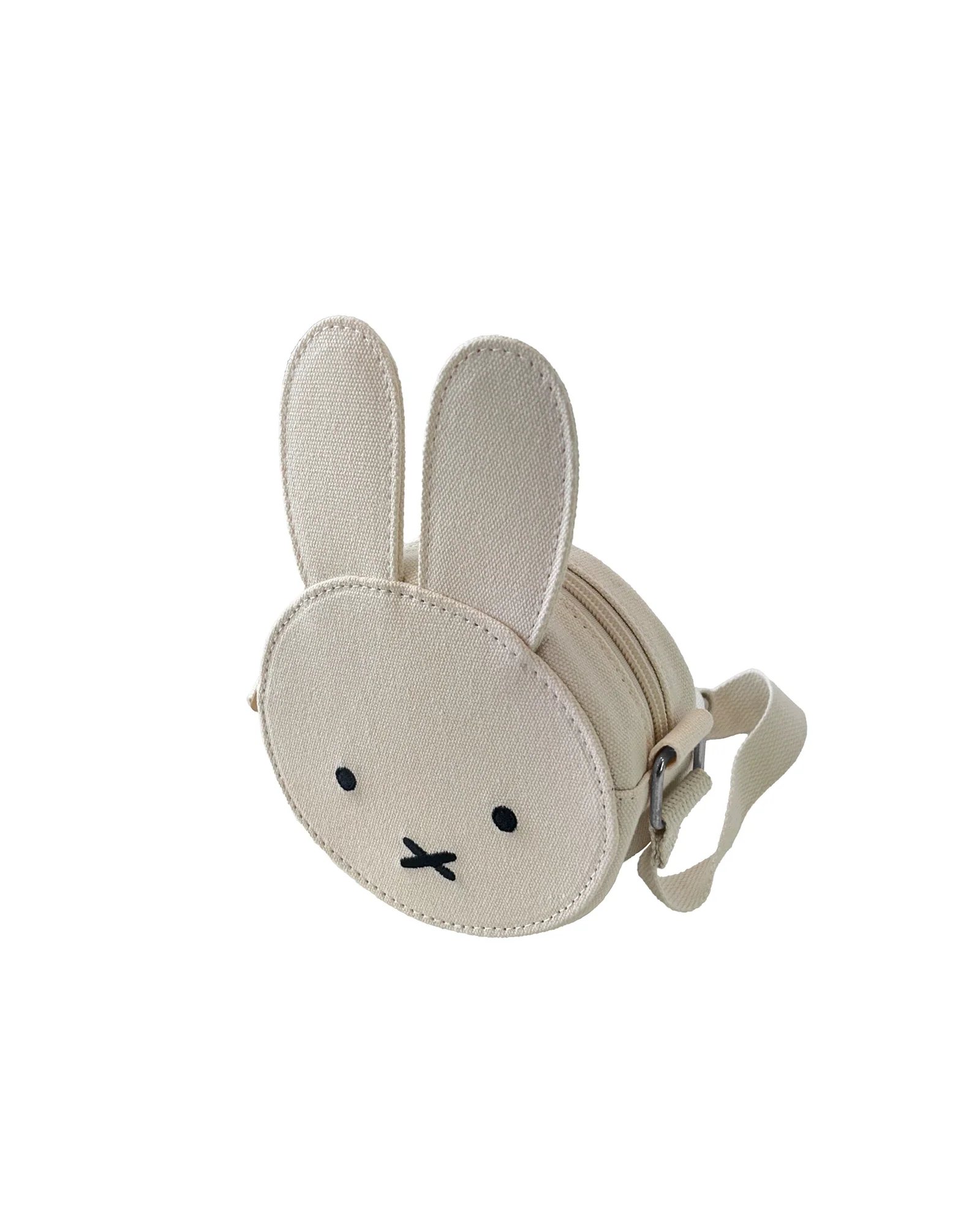 Miffy Canvas Ears Crossbody Bag (S) - Offwhite