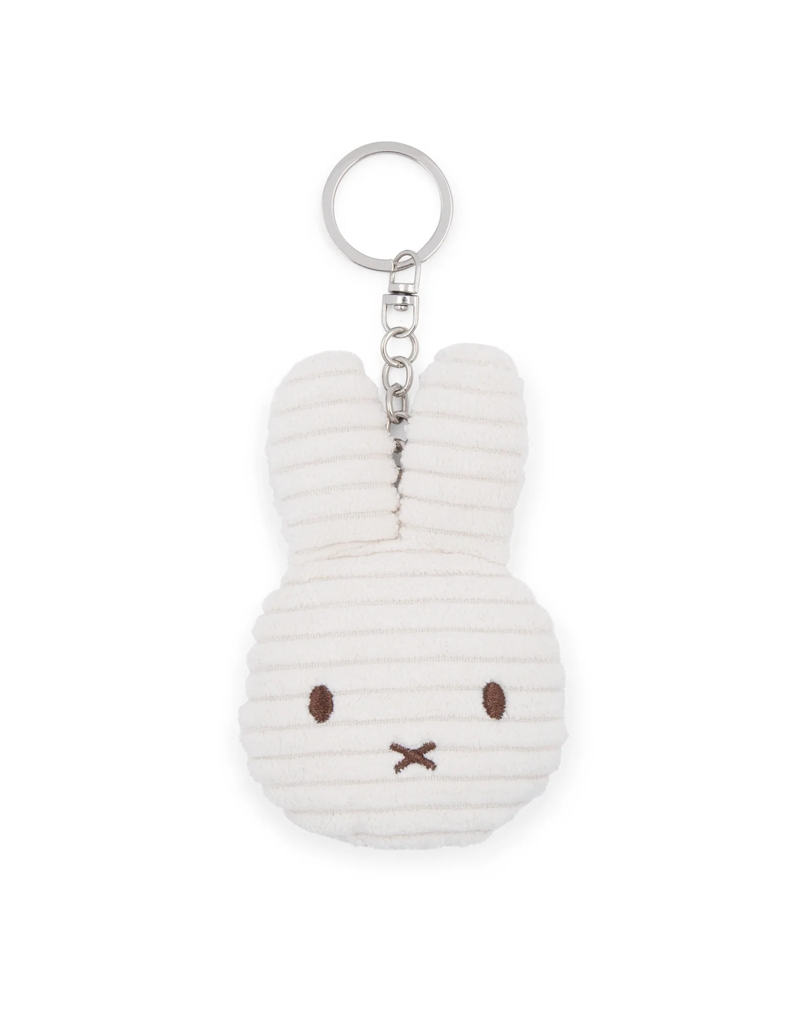 Miffy Flat Keychain ECO Corduroy Offwhite 10cm