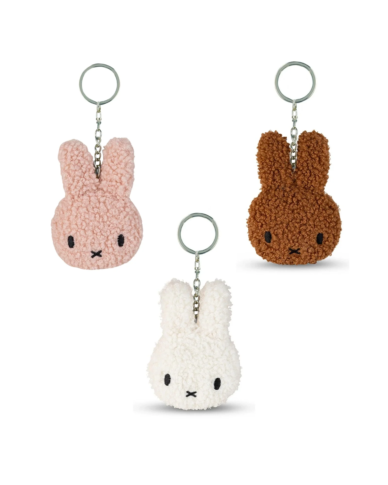 Miffy Flat Keychain ECO Tiny Teddy Cream 10cm - Image 2