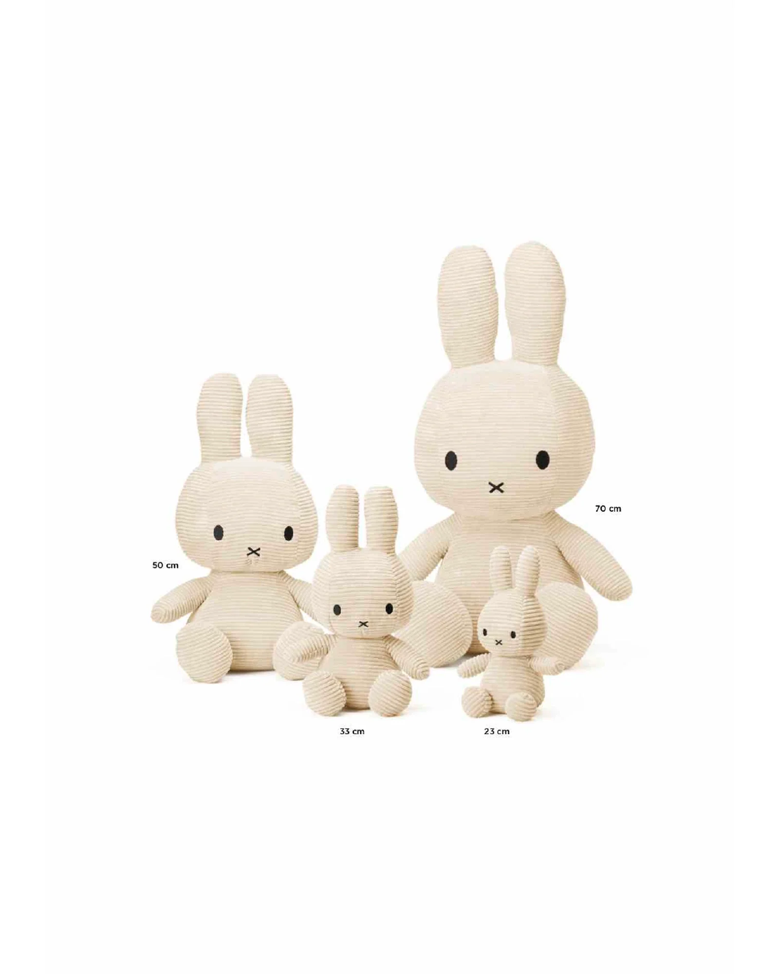 Miffy ECO Corduroy Offwhite 50cm - Image 3