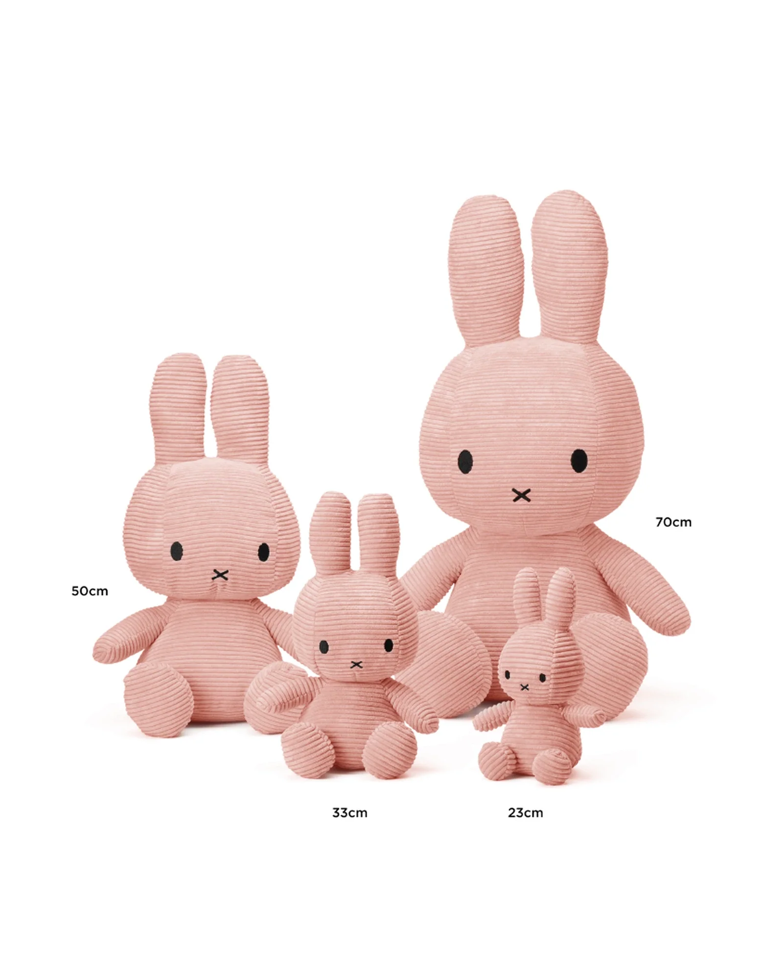 Miffy ECO Corduroy Pink 50cm - Image 5