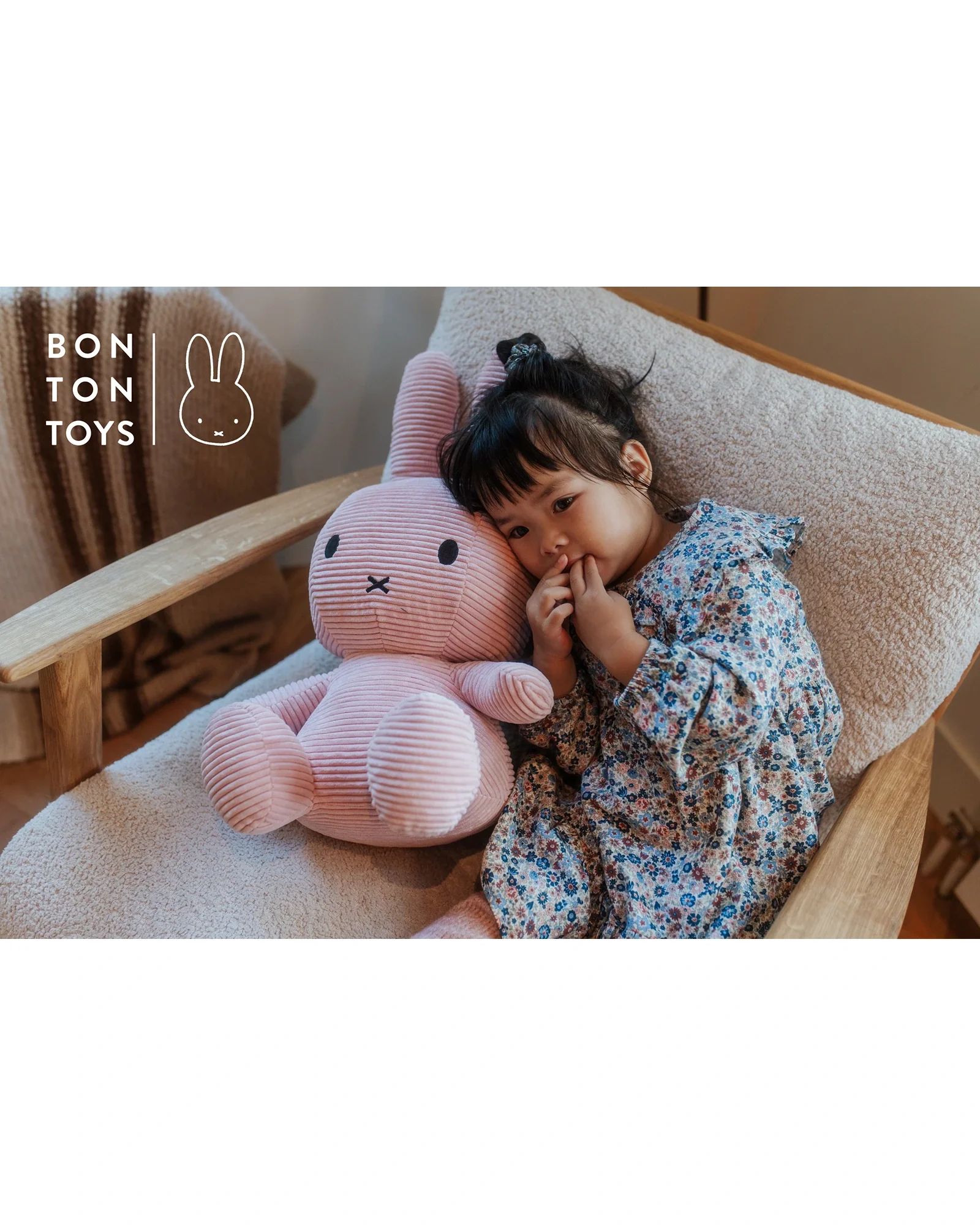 Miffy ECO Corduroy Pink 50cm - Image 7