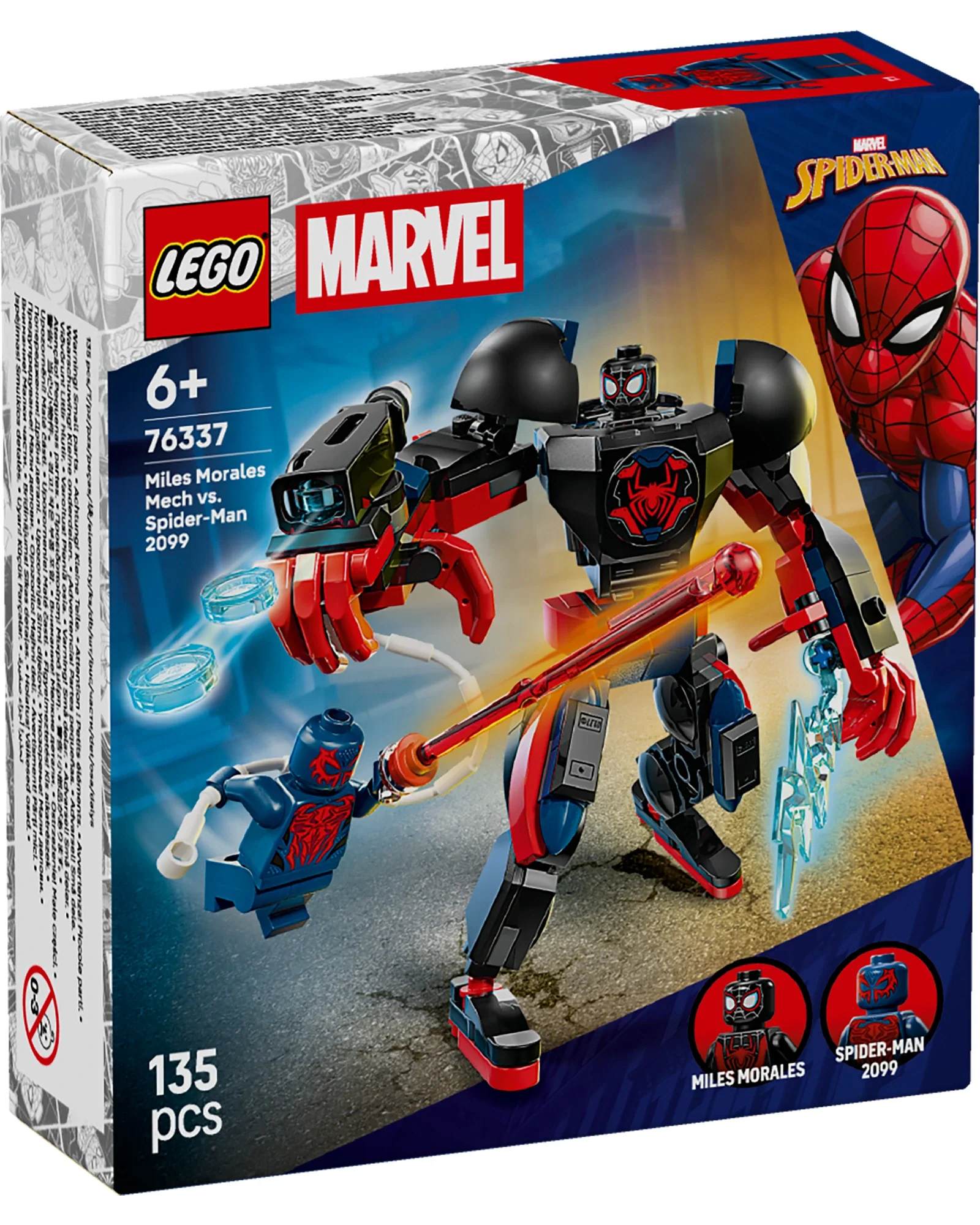 76337 Miles Morales Mech vs. Spider-Man 2099