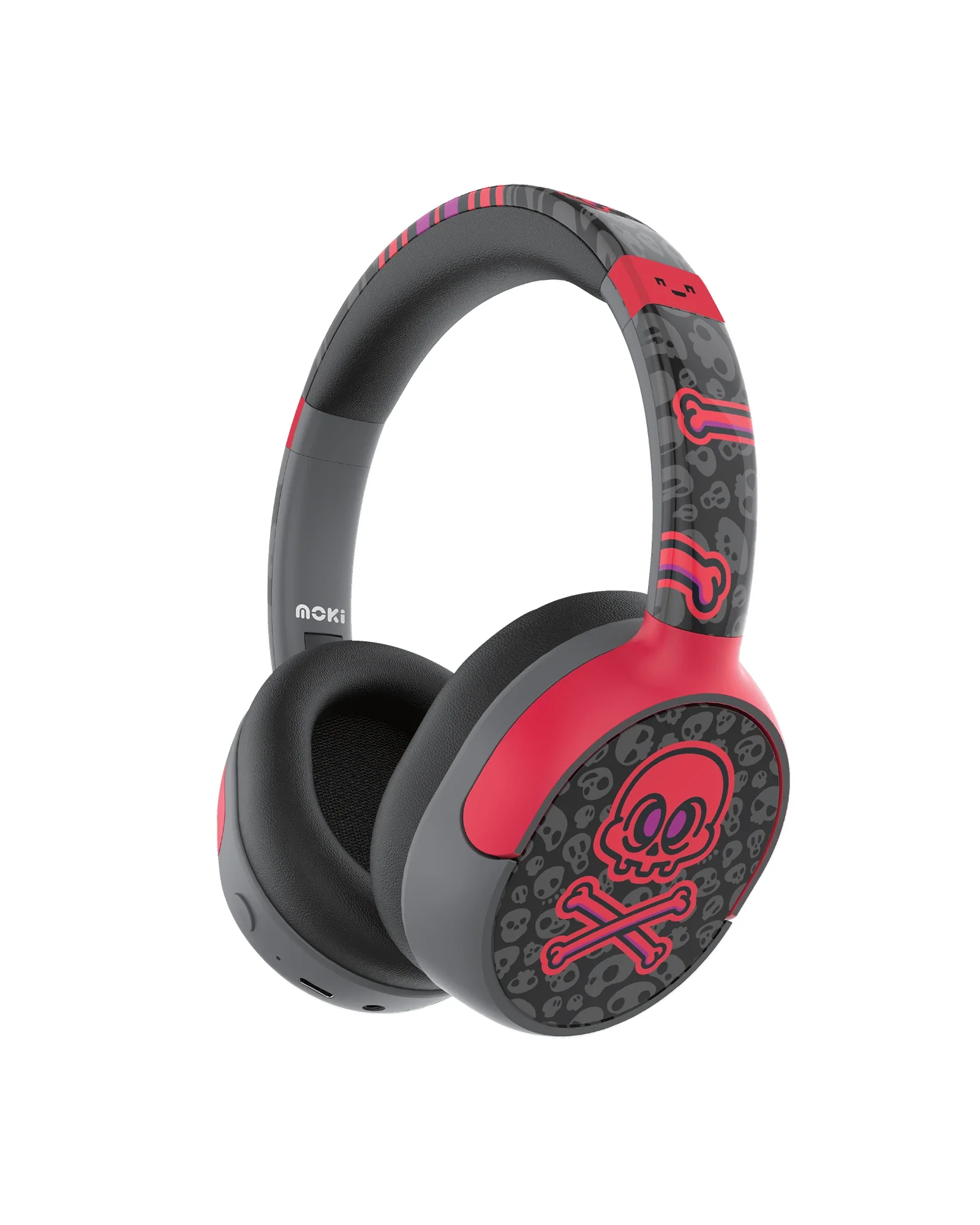Moki Super Pop Wireless Headphones - Skulls