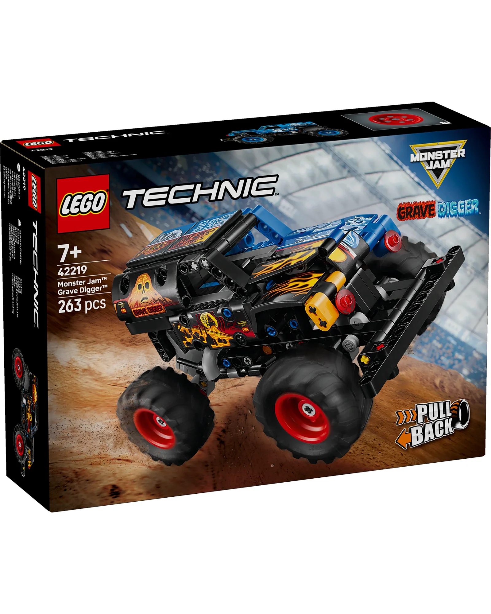 42219 Monster Jam Grave Digger Fire and Ice