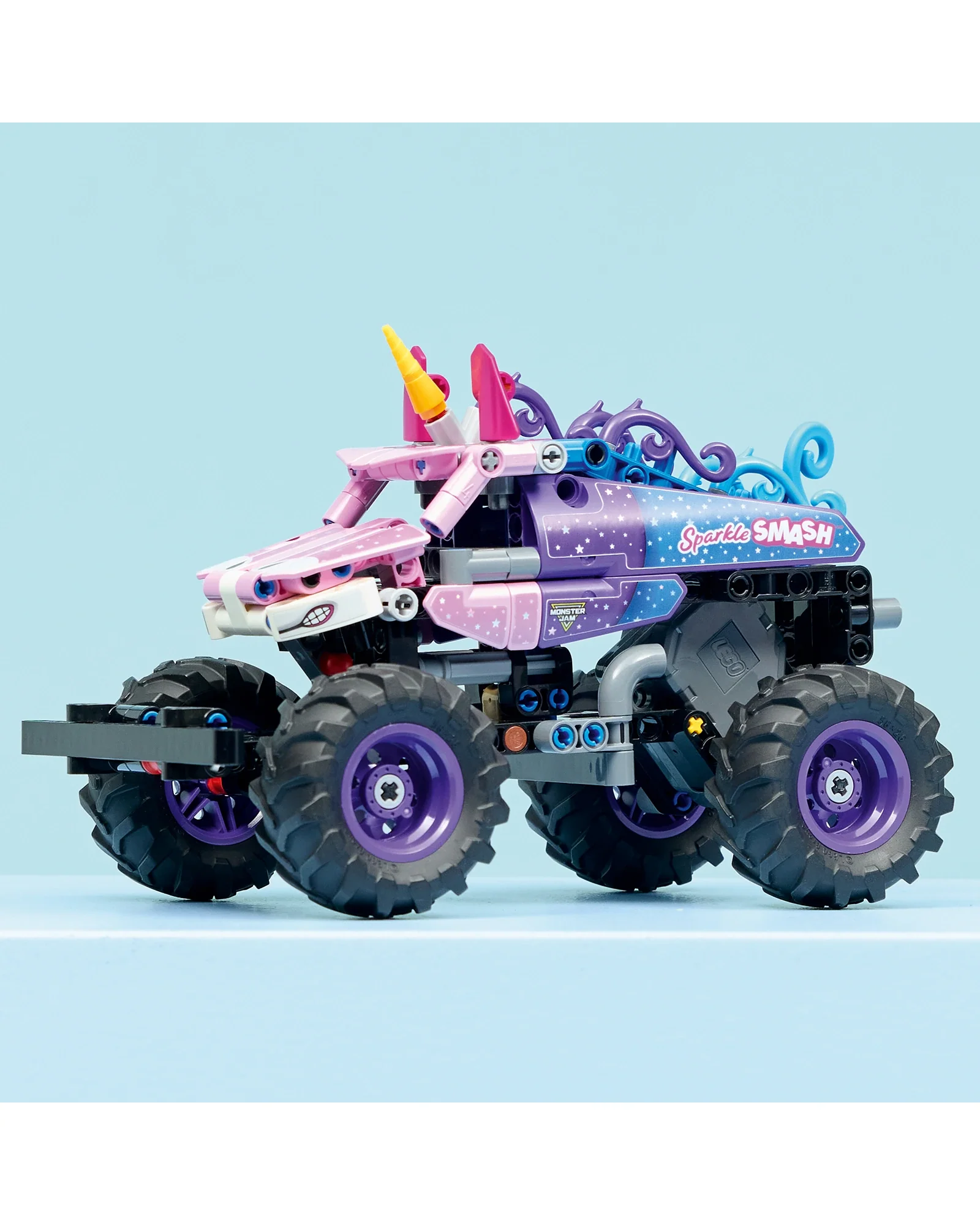 42220 Monster Jam Sparkle Smash Pull-Back - Image 7