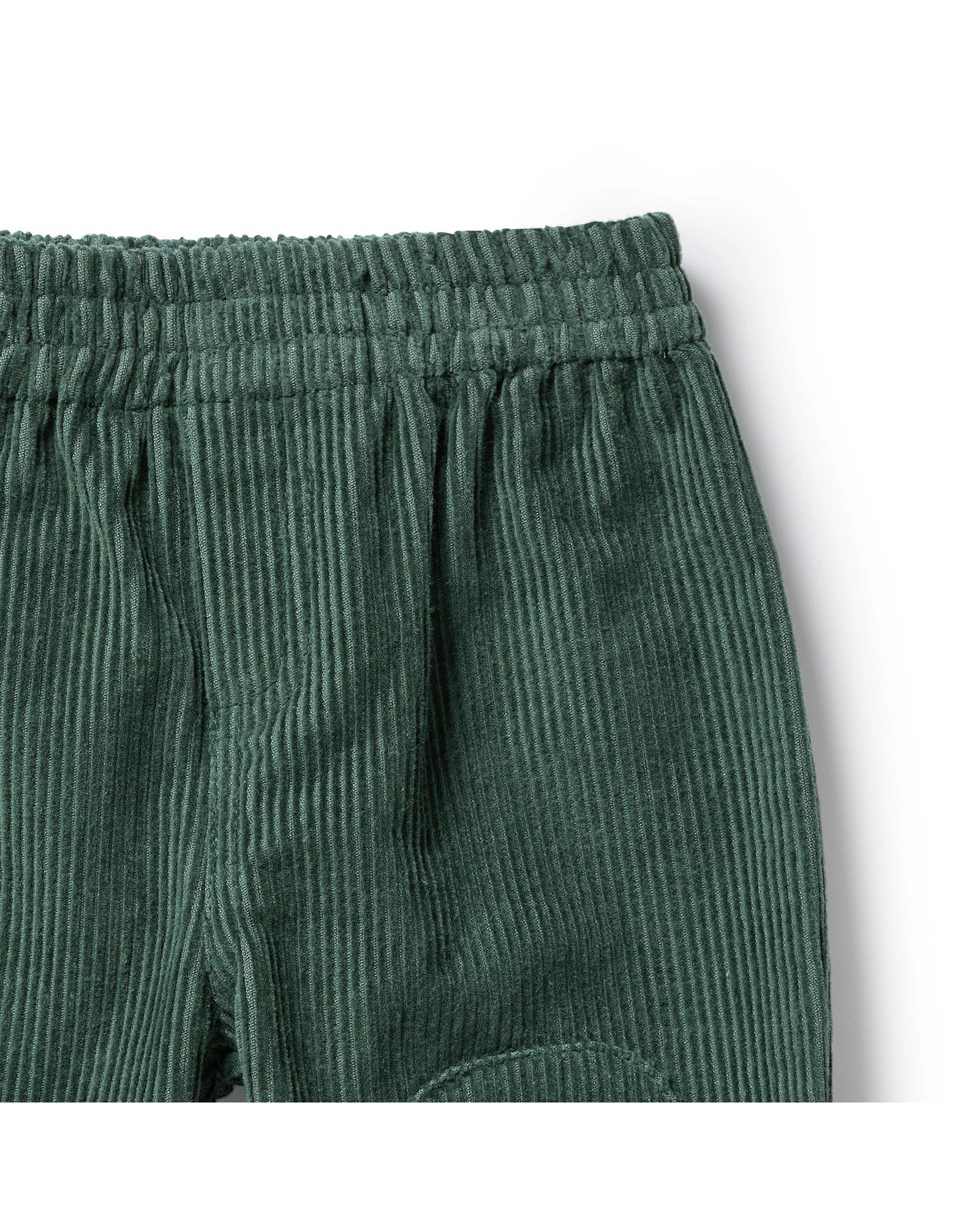 Moss Green Organic Cord Pant 12-18 mths - Image 3