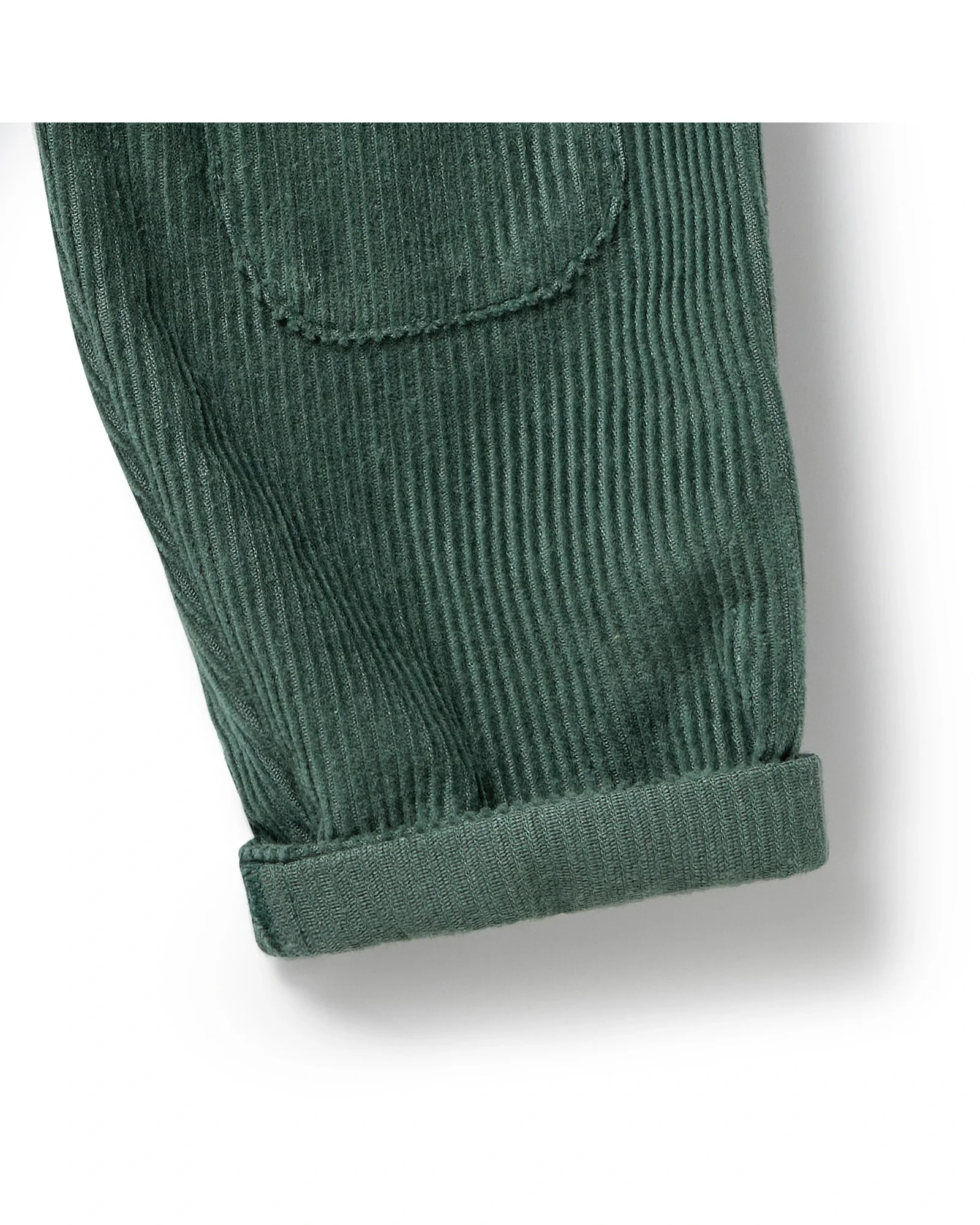 Moss Green Organic Cord Pant 12-18 mths - Image 4