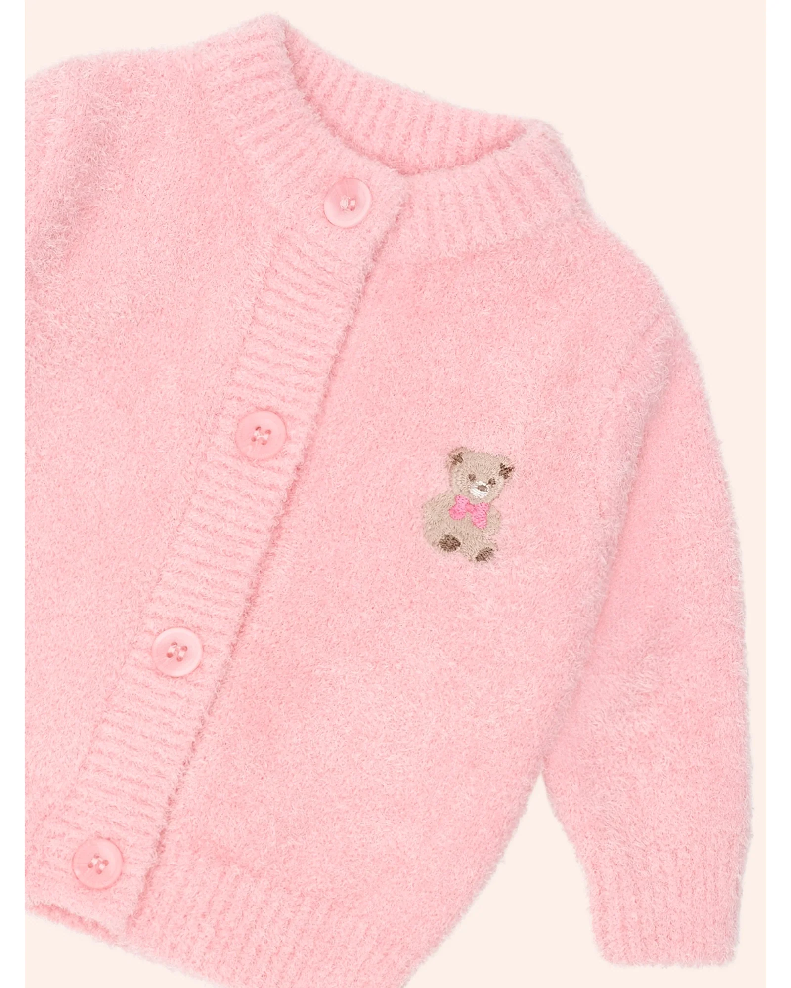 My First Hux Apricot 4Pc Boucle Newborn Set - Image 3